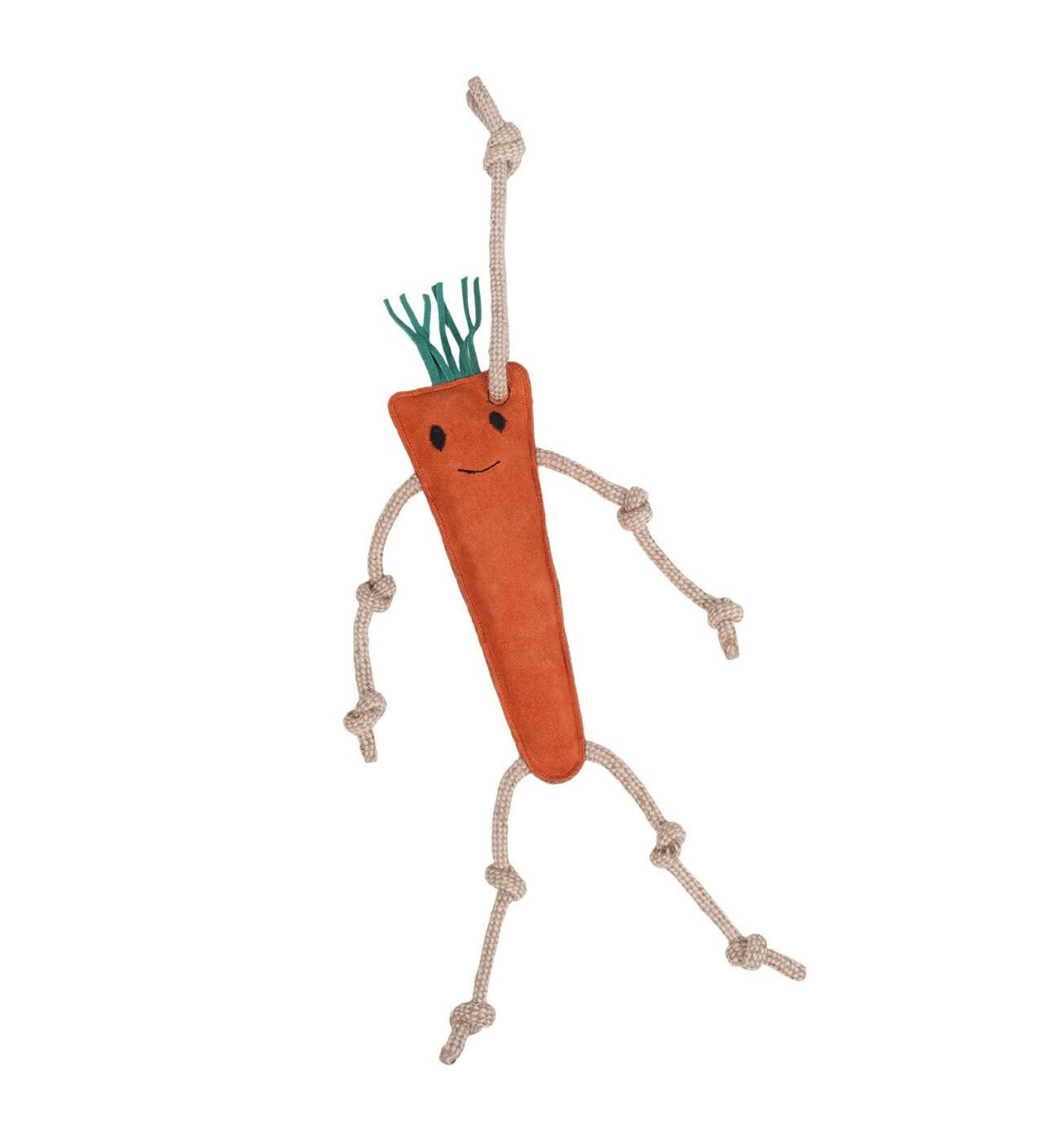 Horse toy 31 CM | Prevents boredom in horses | Safe toy | Easy to hang color QHP: carrot