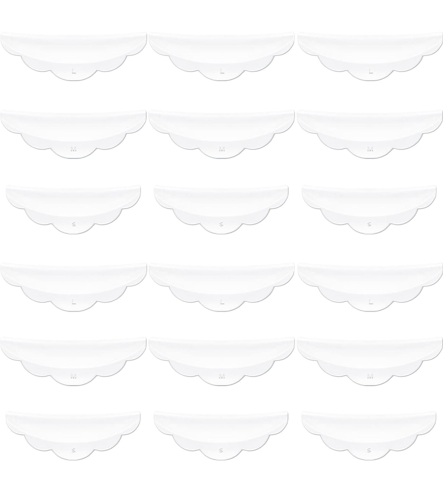 48 Piece Silicone Eyelash Perming Curler Set for Lash Lift Rods - White - Buy Online on GoSupps.com