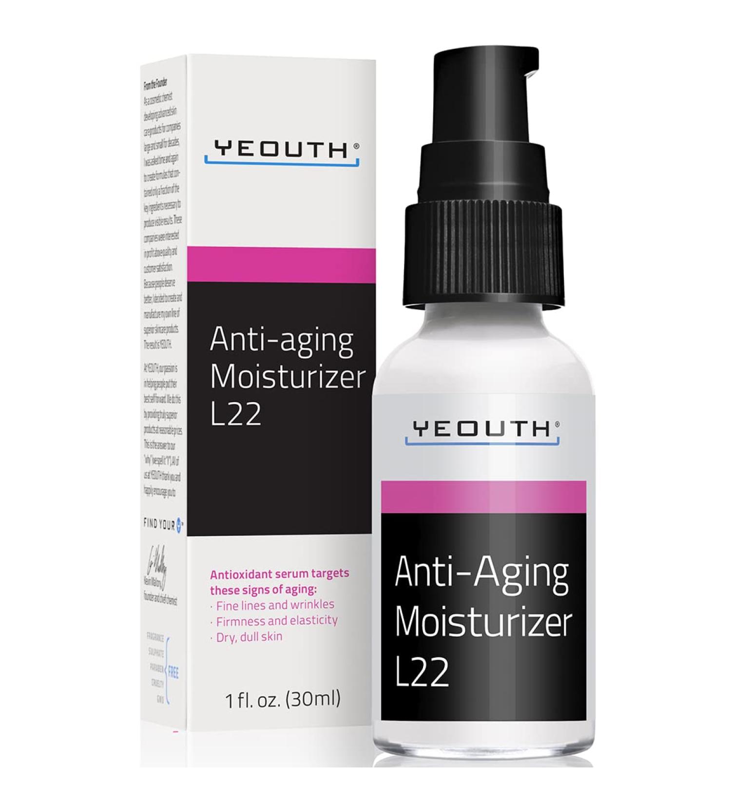 YEOUTH Face Moisturizer with Jojoba & Shea Butter | Hydrating Cream for Women & Men | Enhance Radiance & Smoothness - 1oz - Buy Online on GoSupps.com