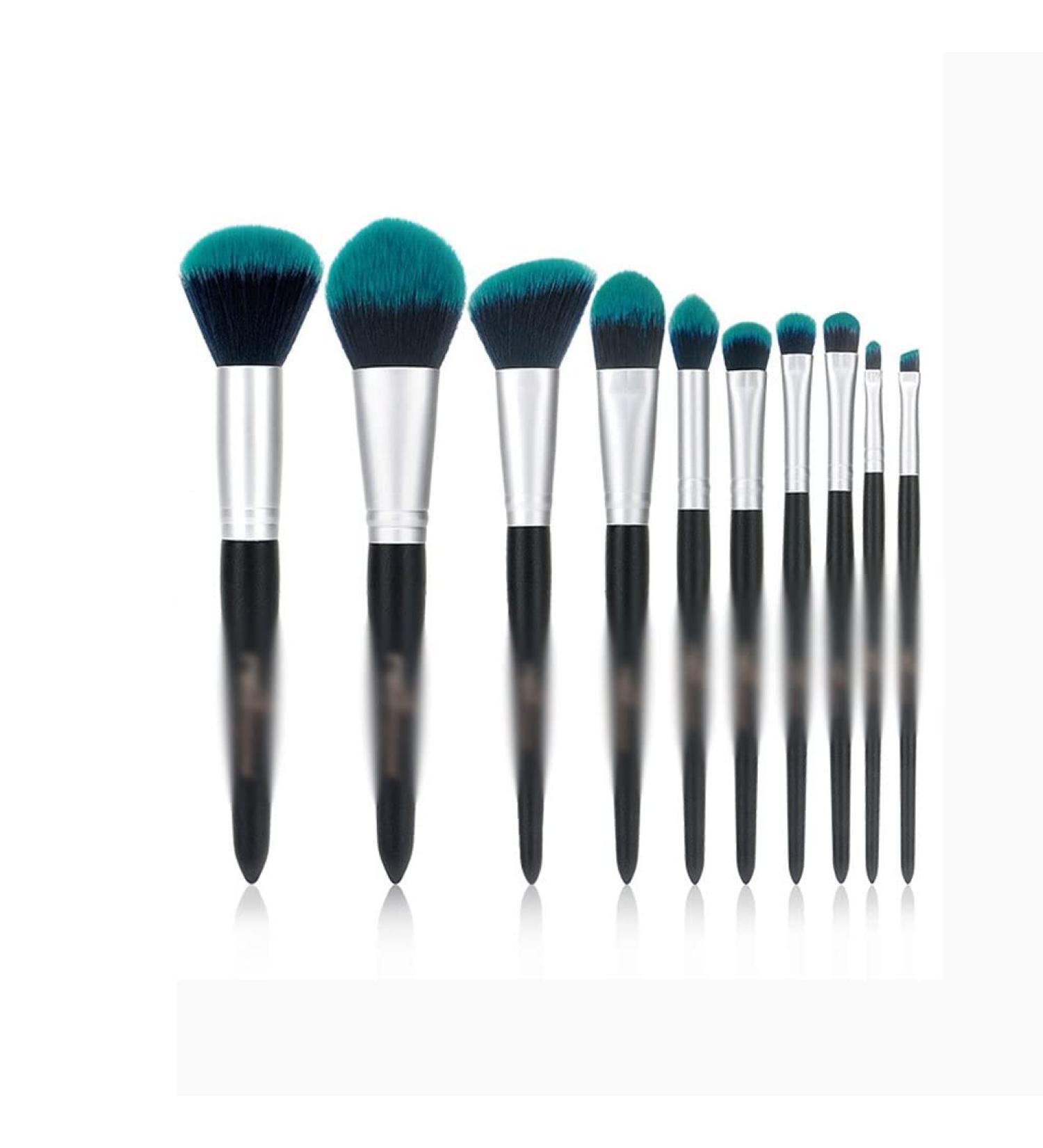 DFHBFG 10-Piece Makeup Brush Set - Essential Beauty Tools for Flawless Makeup Application - Buy Online on GoSupps.com