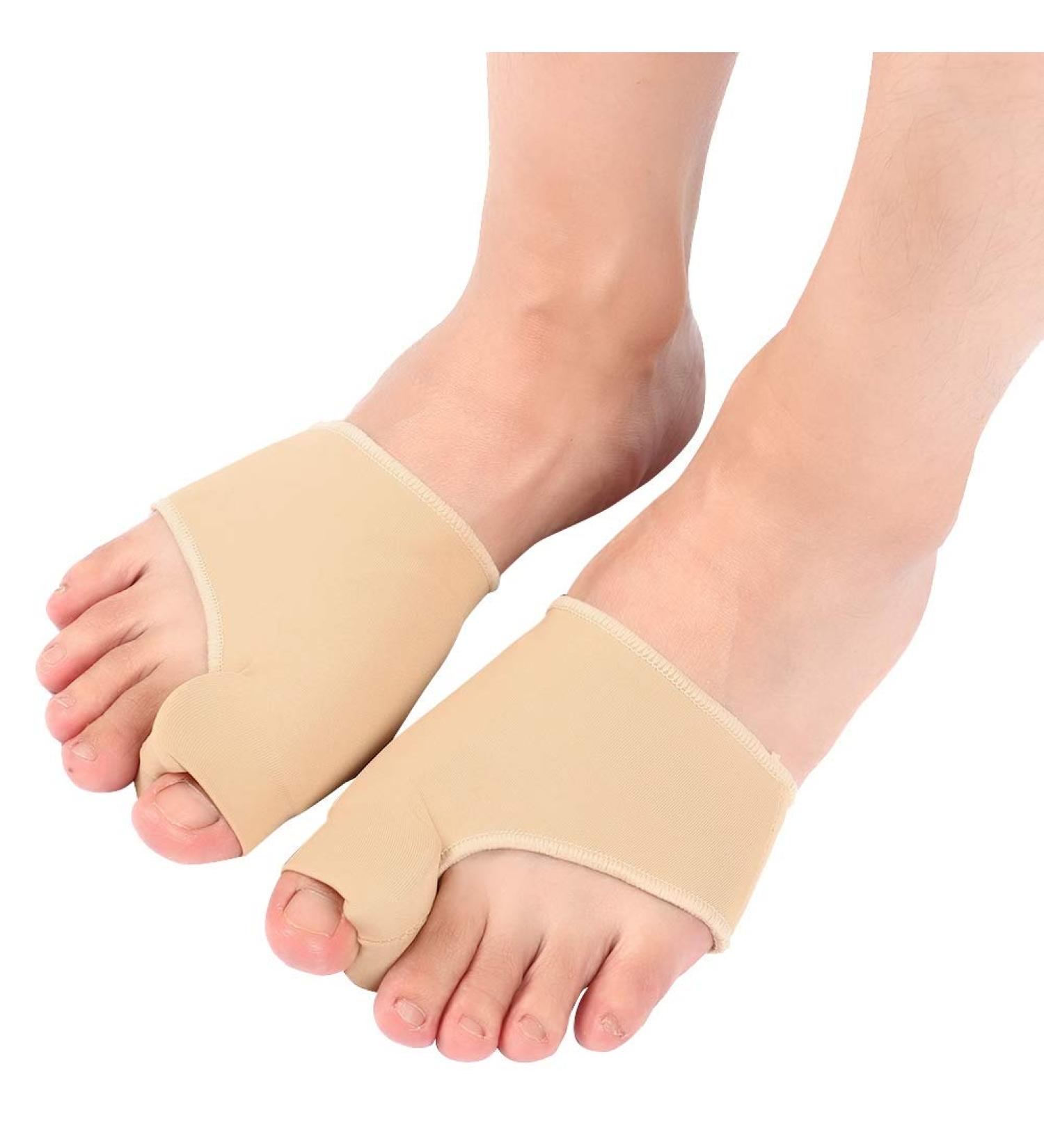 Bunion Corrector Gel Pad Sleeve for Big Toe Joint - Toe Separators Spacers Straighteners Splint - Buy Online on GoSupps.com