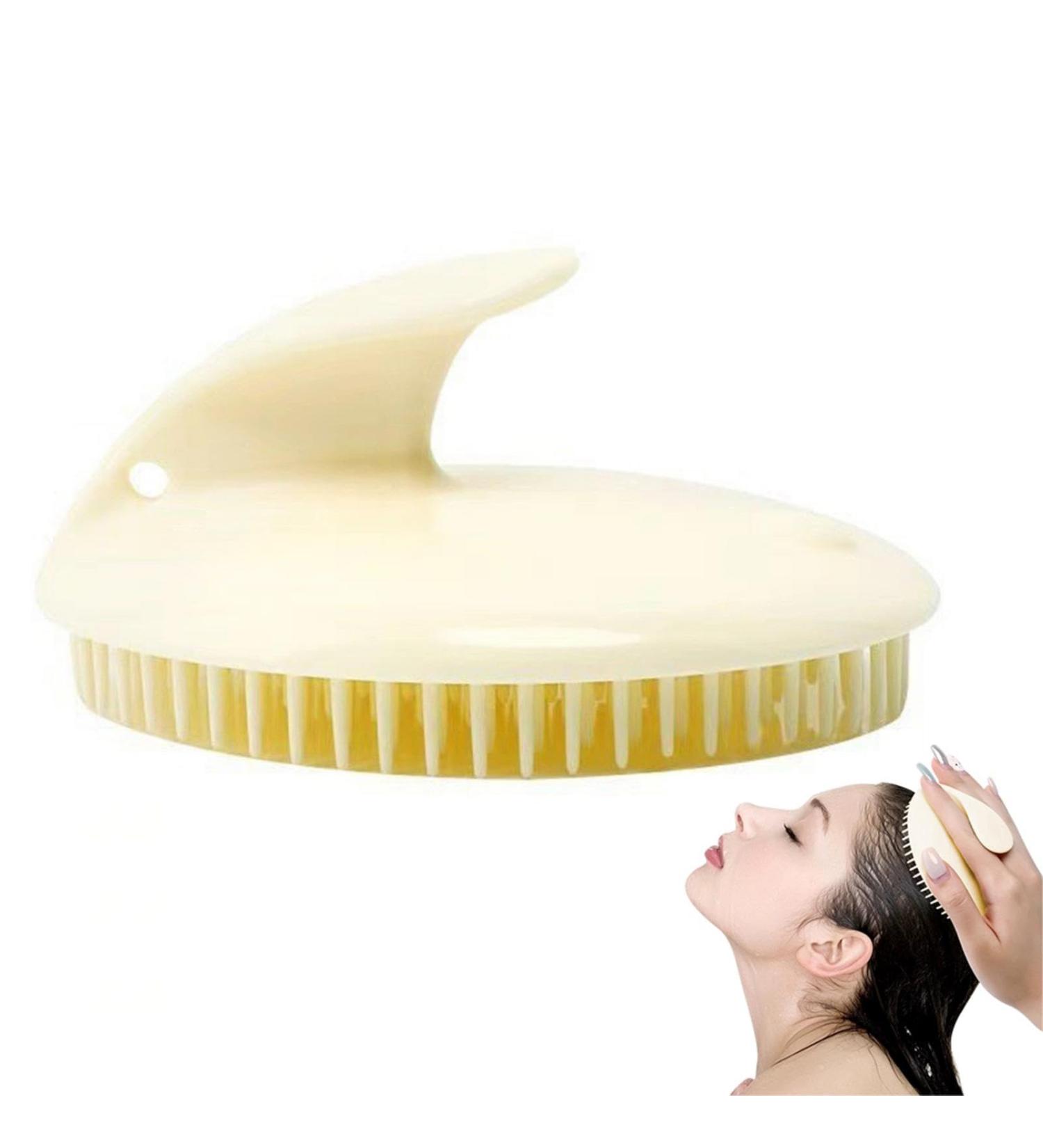 Hair Growth Scalp Massager Brush | Silicone Head Massager for Men & Women | Boost Hair Growth & Scalp Health - Buy Online on GoSupps.com