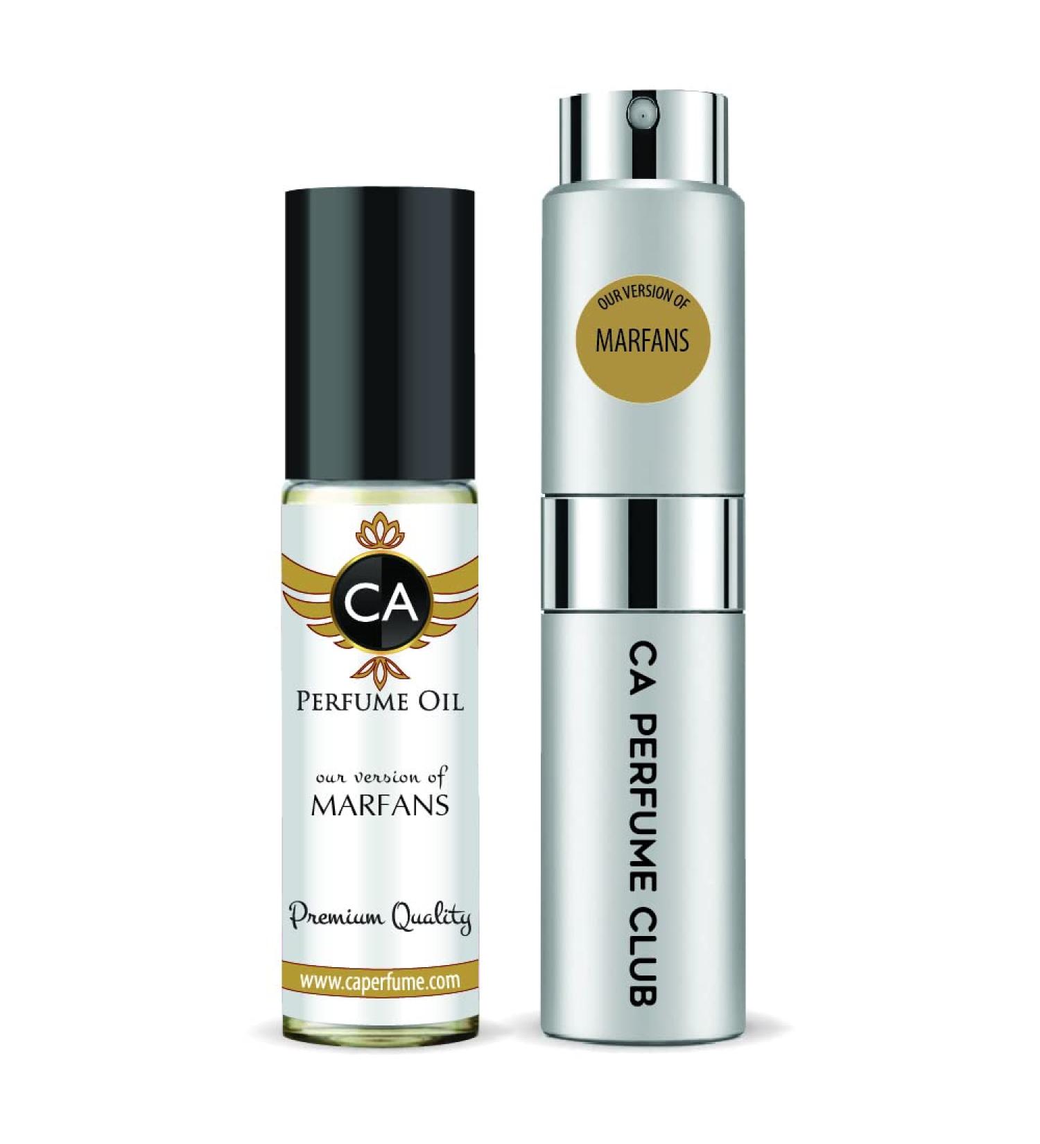 CA Perfume Duo Impression of Mmos Marfans For Women & Men Eau de Parfum Refillable Atomizer Sprayer + Fragrance Body Oil Long Lasting Sample Travel Size Roll-On Bottle 0.27 Fl Oz+0.33 Fl Oz - Buy Online on GoSupps.com