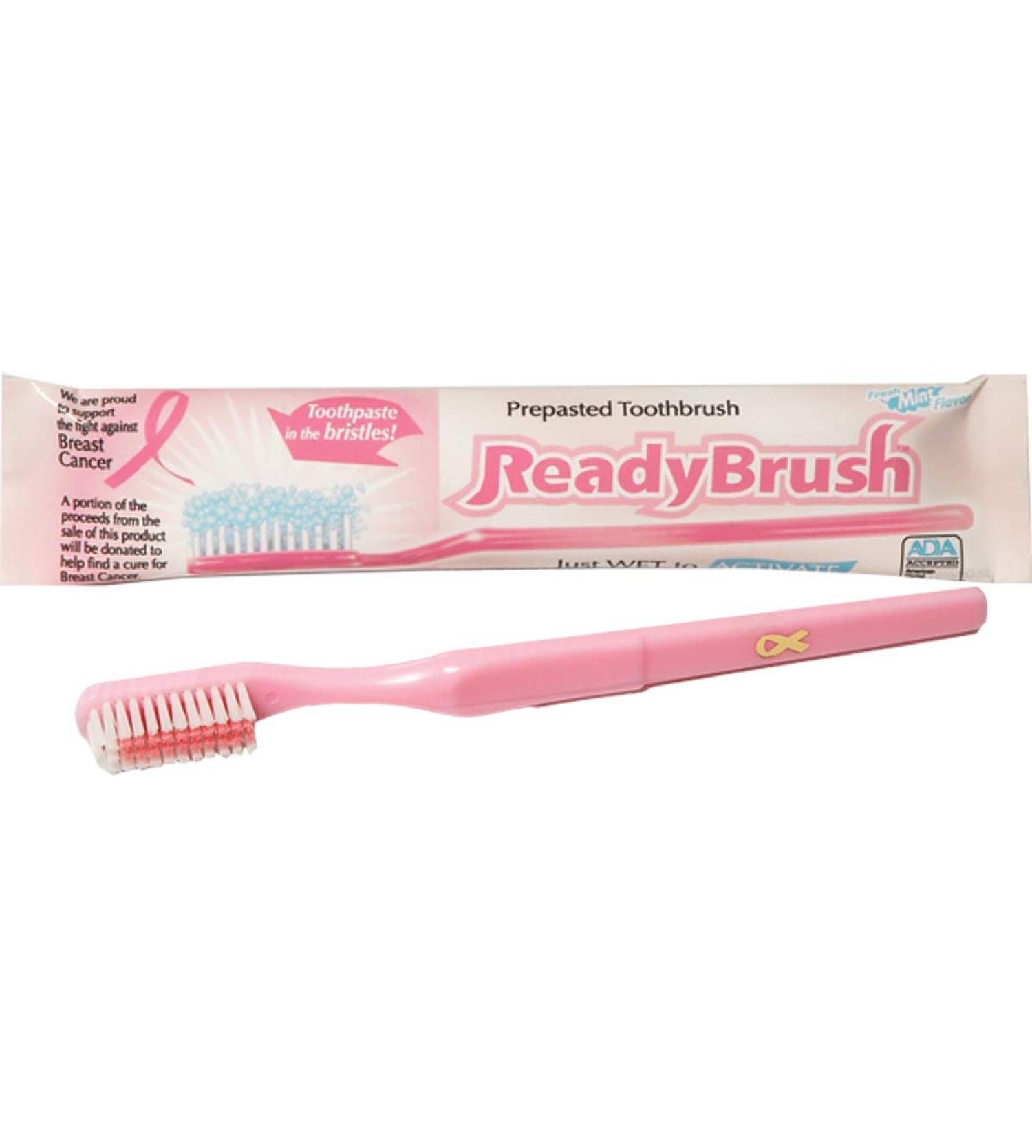 Breast Cancer Awareness Disposable Toothbrush (10)