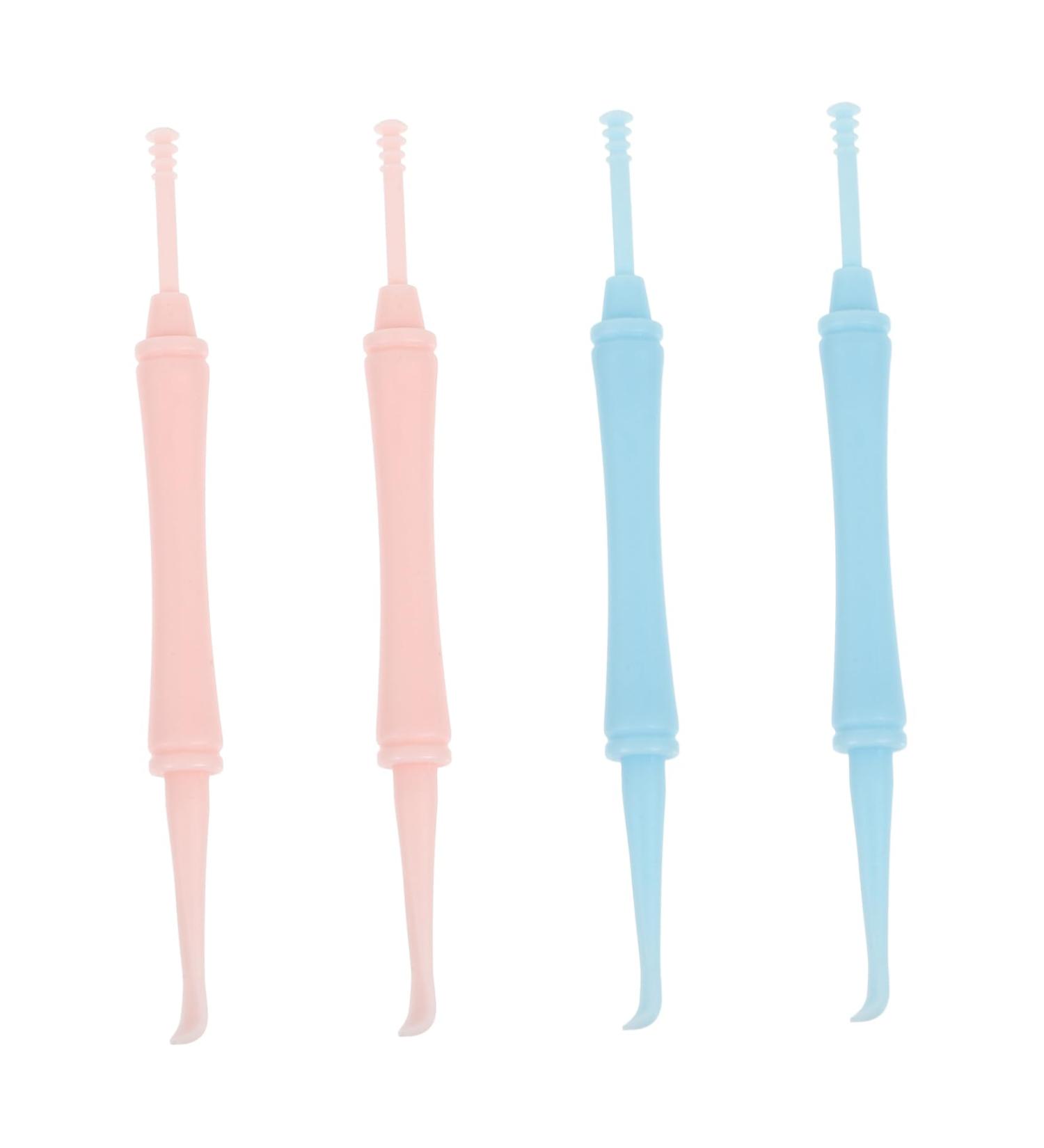 Healifty Double-Headed Spiral Ear Spoon Cleaning Tools - 4 Pcs Ear Wax Removal Kit - Buy Online on GoSupps.com