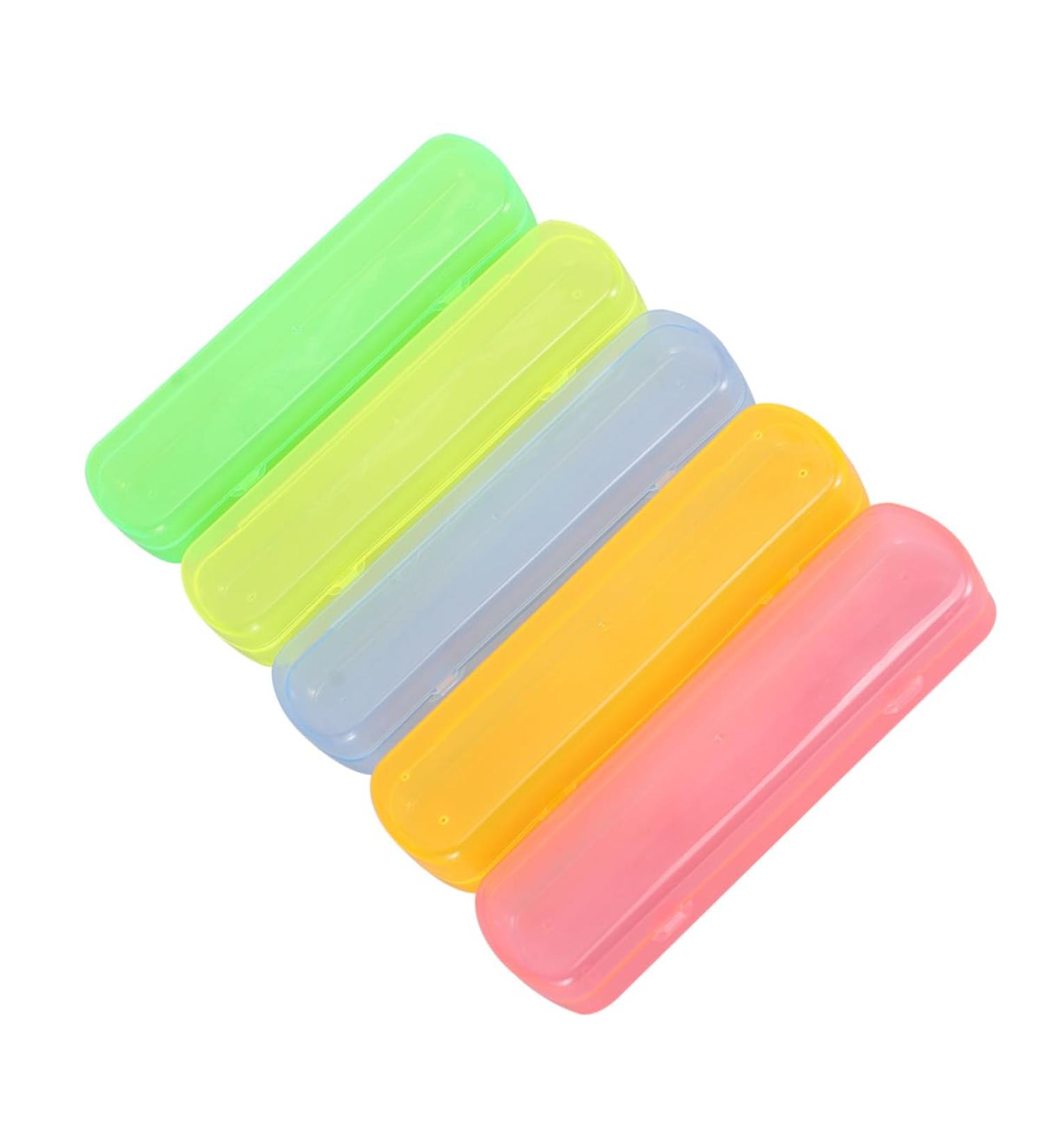 Zerodeko 5pcs Travel Toothbrush Holder - Durable PP Compact 21x5.5cm - International Shipping Available - Buy Online on GoSupps.com