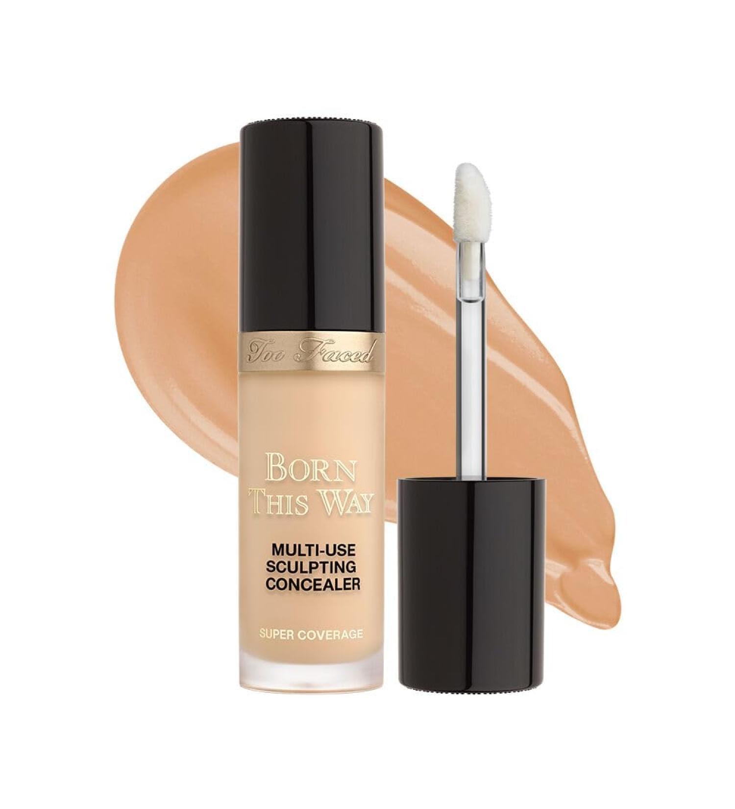 TOO FACED Cosmetics Original | BORN THIS WAY | Super Coverage | Multi-Purpose Sculping Concealer - Corrector | 13.5ml | by Bella | Color 14 Natural Beige - Buy Online on GoSupps.com
