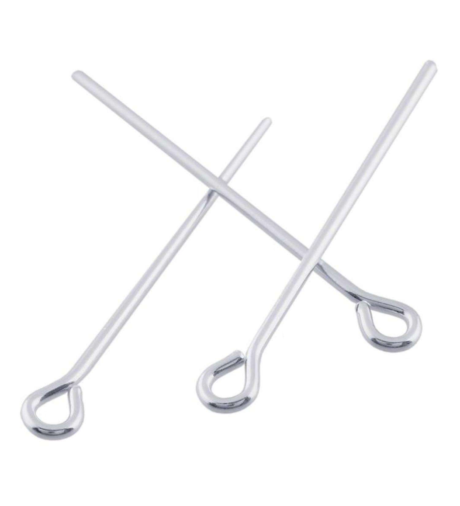 500pcs Silver Eye Pins 18mm for Jewelry Making - 21 Gauge Craft Wire - CF157-18 - Buy Online on GoSupps.com