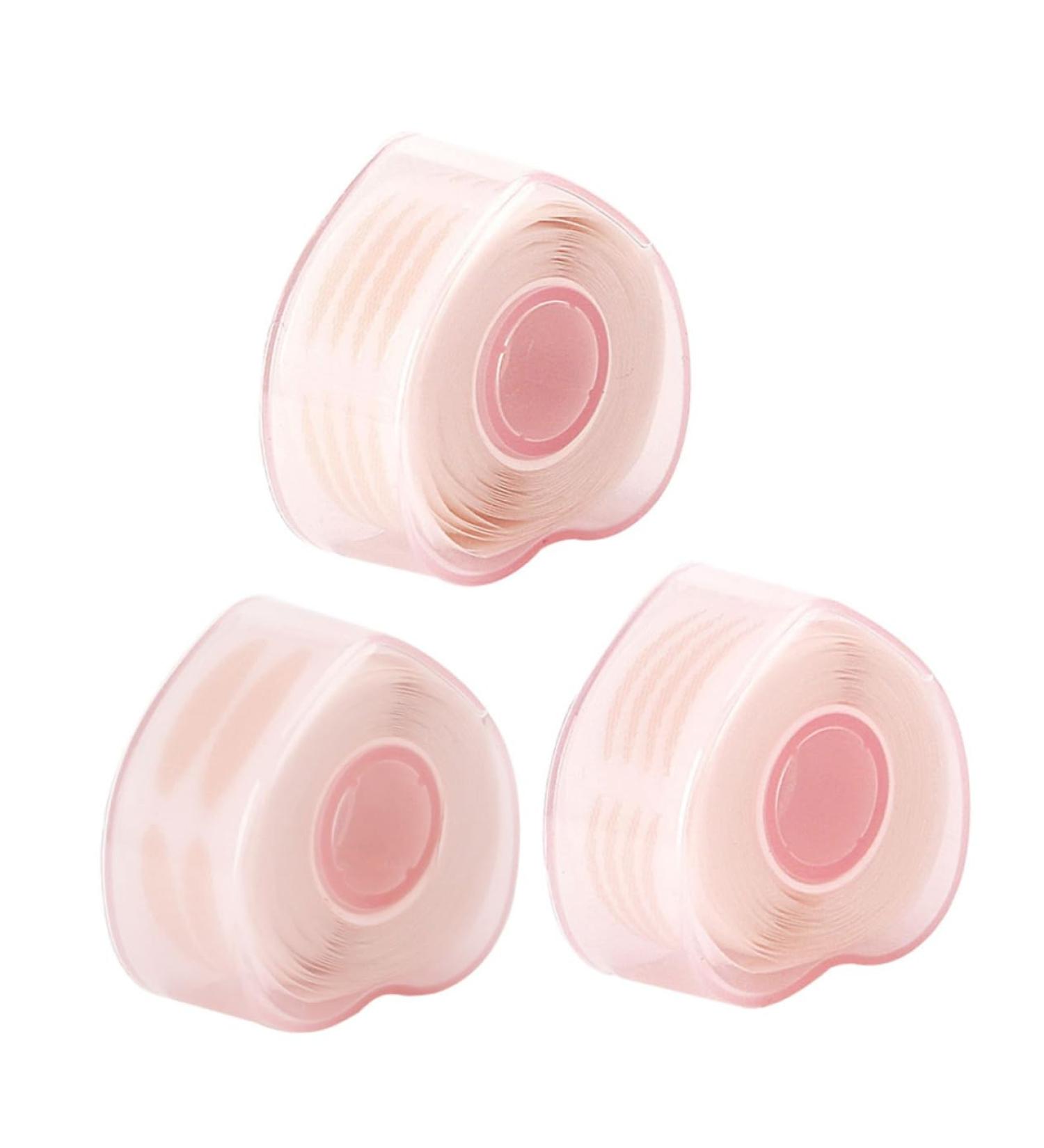 Angoily 3rolls Double Eyelid Sticker Transparent Tape Fiber Eyelid Irish Accessories for Women Eye Shaping Makeup Supplies Double Eyelid Patches Pink Tool Woman Breathable Lace - Buy Online on GoSupps.com