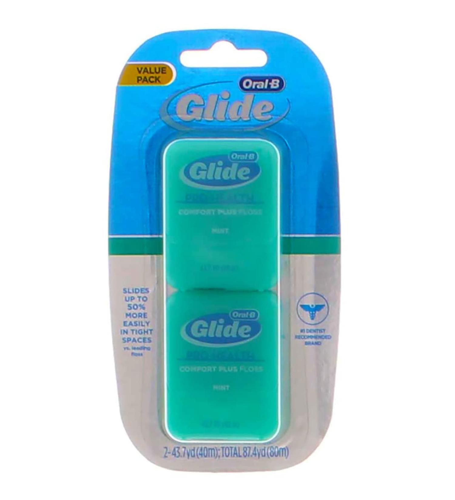 Glide Floss Comfort+ 2ct - Men's Size 80m | Premium Dental Care for Fresh Breath - Buy Online on GoSupps.com