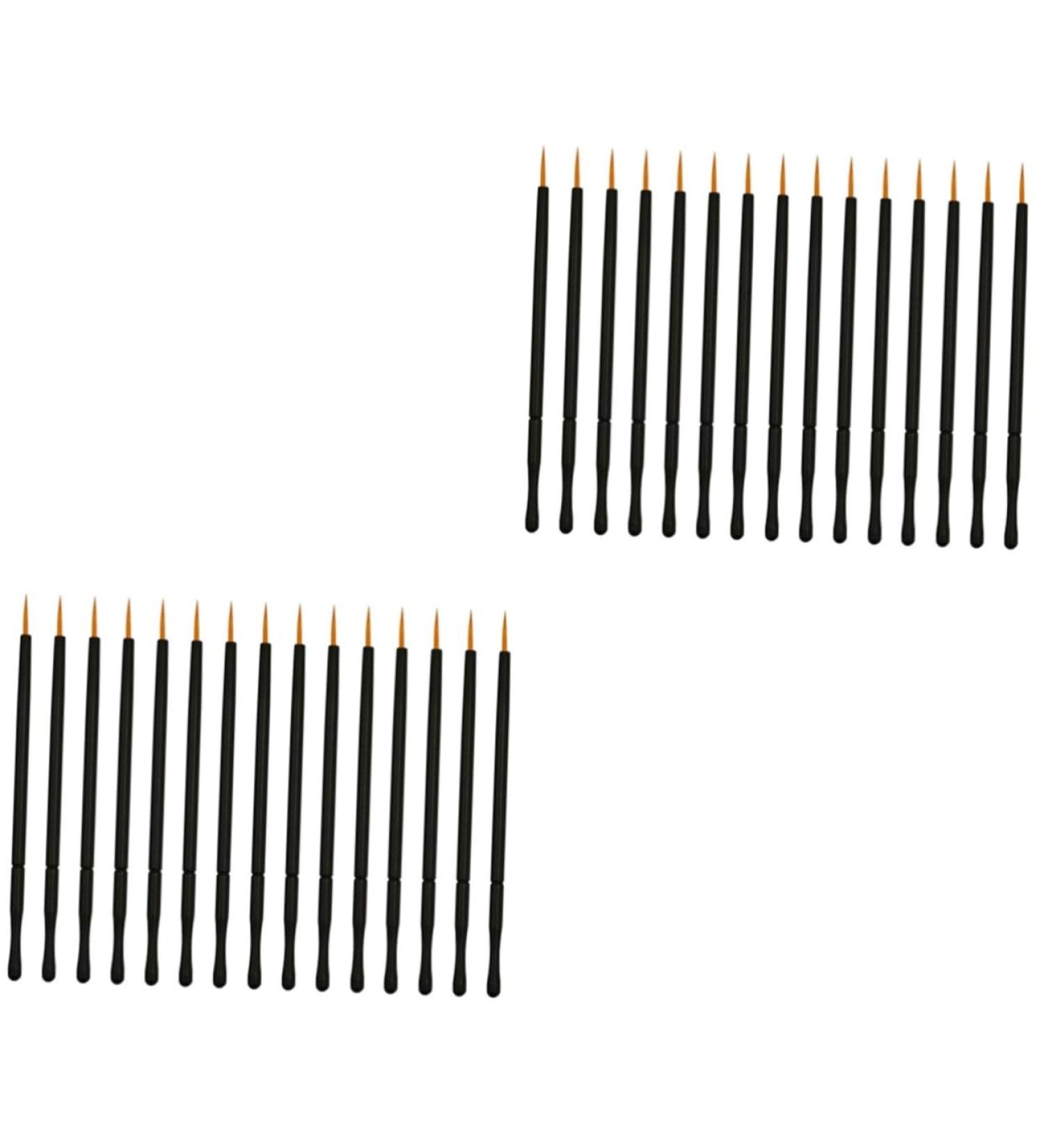 Angoily 100 Pcs Gel Liner Eyeliner Gel Eyeliner Pencil Eye Makeup Tools Eyeliner Brush Disposable Applicator 10X0.5cmx2pcs Orangex2pcs - Buy Online on GoSupps.com