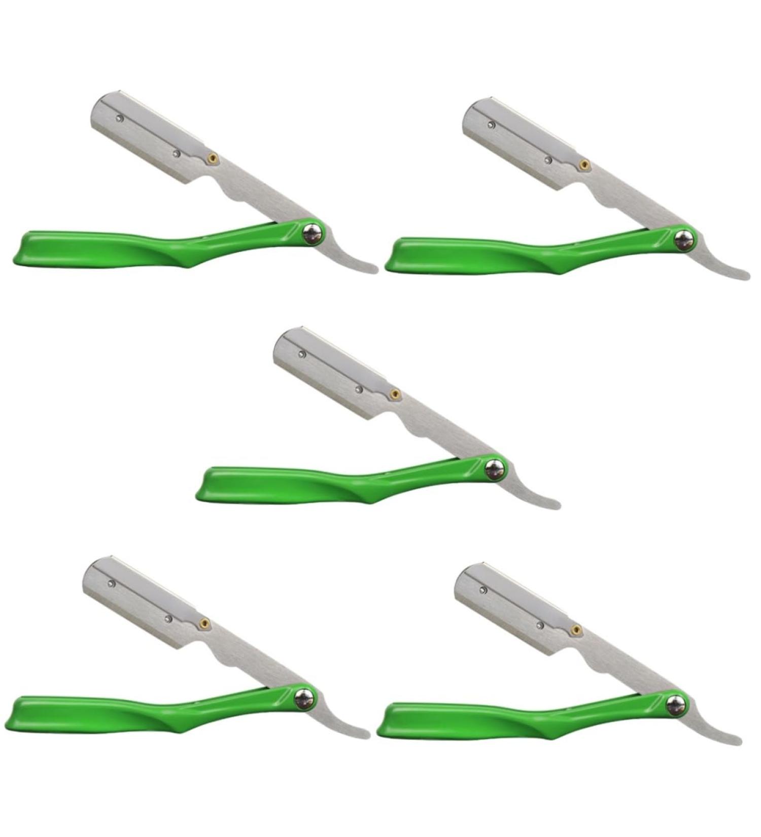 Minkissy 5-Pack Manual Razor Tool for Men - Stainless Steel Eyebrow Trimming - Household Essentials | 22.2x13.2cm - Buy Online on GoSupps.com