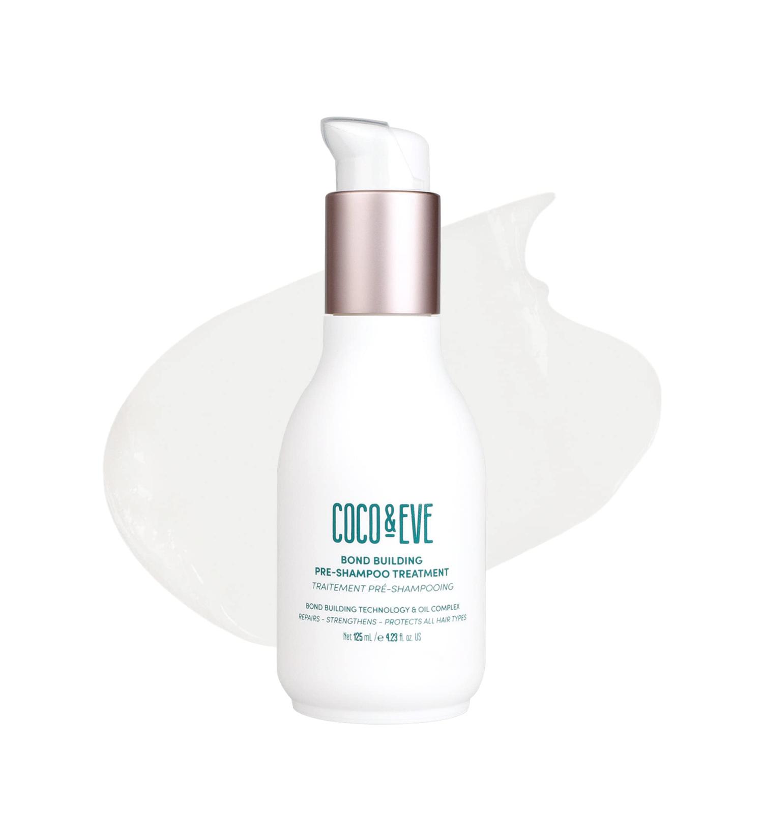 Coco & Eve Bond Building Pre-Shampoo Treatment for Dry, Damaged Hair - Repair, Deep Condition, & Prevent Hair Breakage (4.23 fl oz) - Buy Online on GoSupps.com