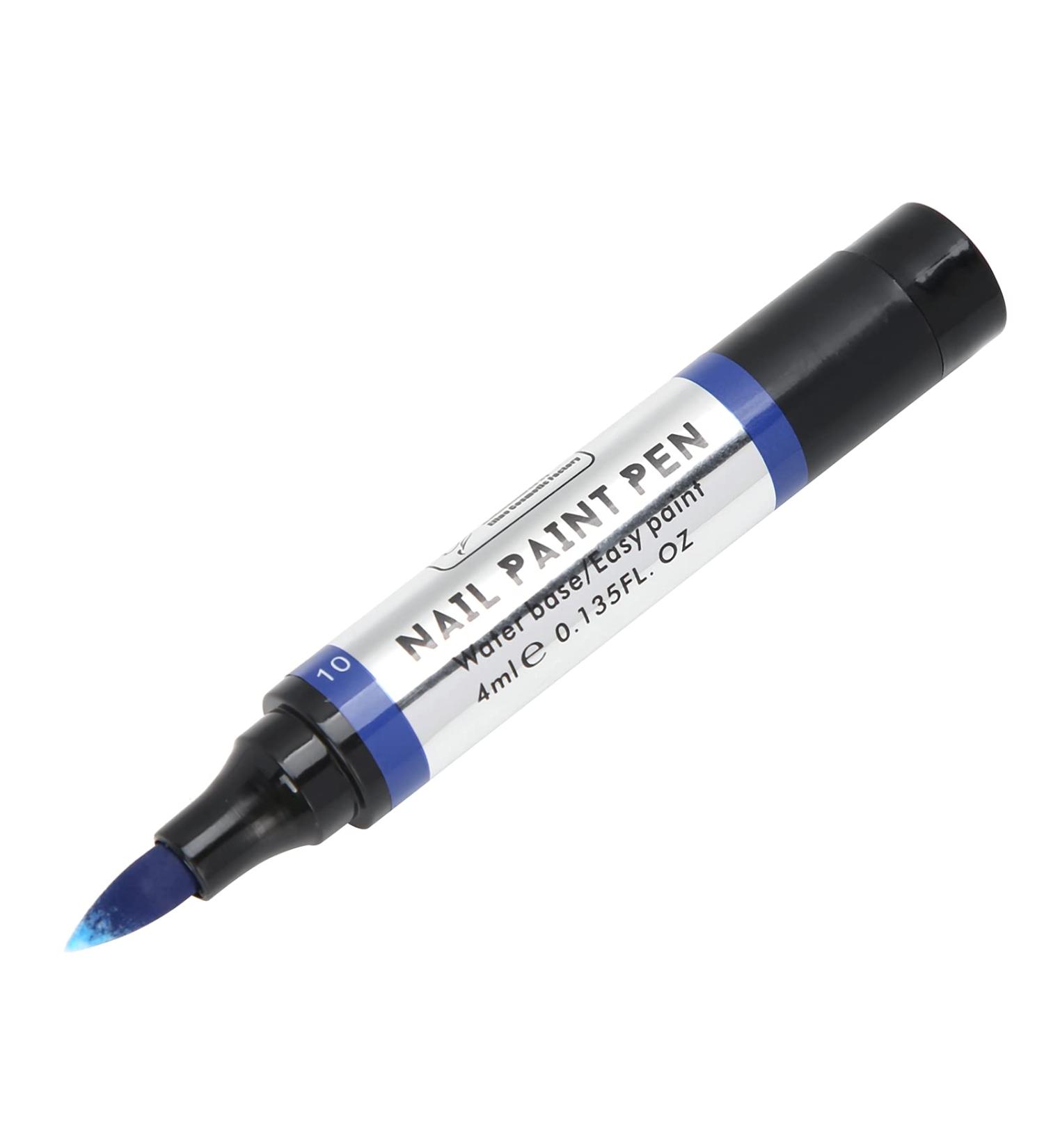 Nail Gel Pen Eco friendly Small Size Nail Polish Pen for Manicure(10) - Buy Online on GoSupps.com