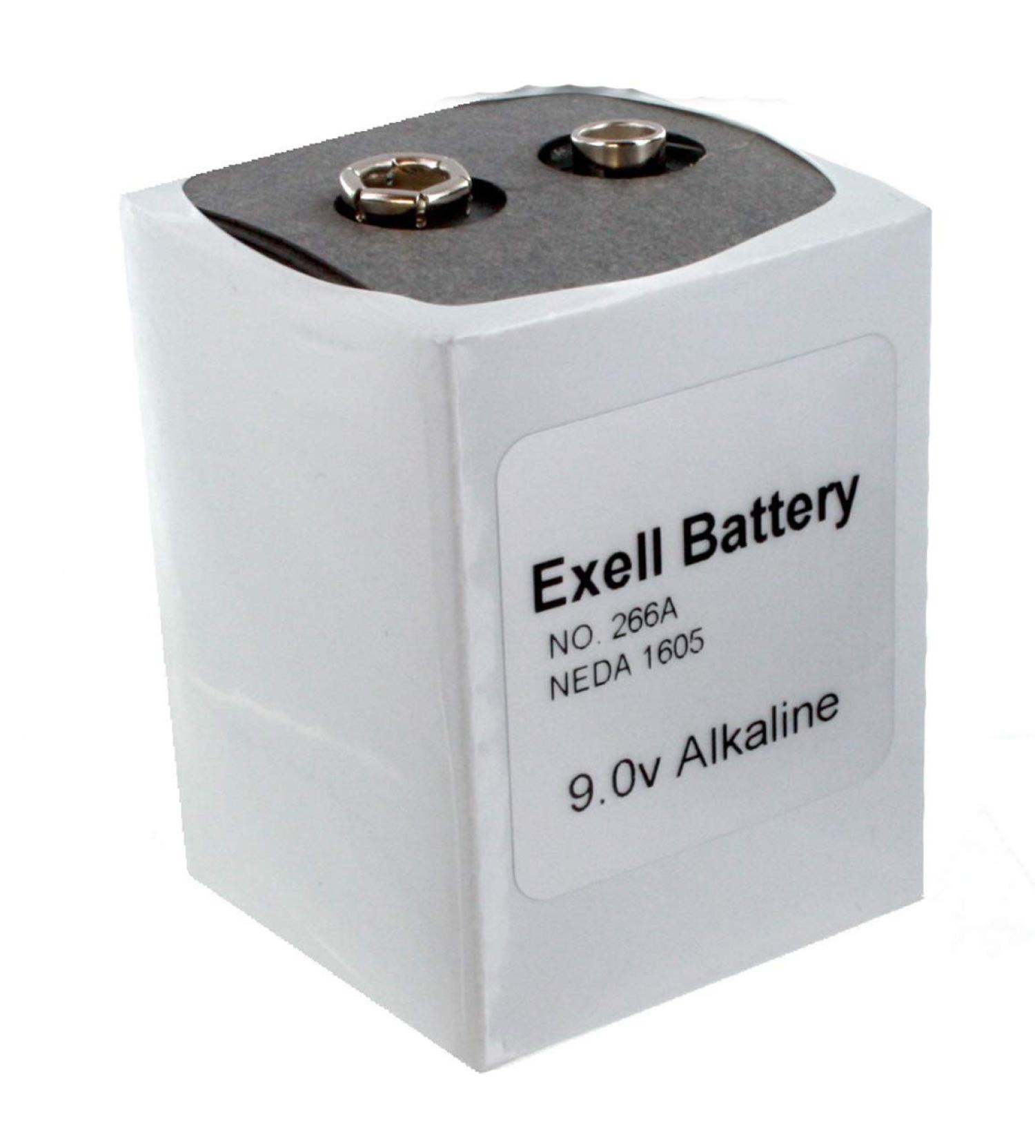 Exell 266 Alkaline 9V Battery | NEDA 1605 Compatible | International Shipping Available | High Performance Power Solution - Buy Online on GoSupps.com