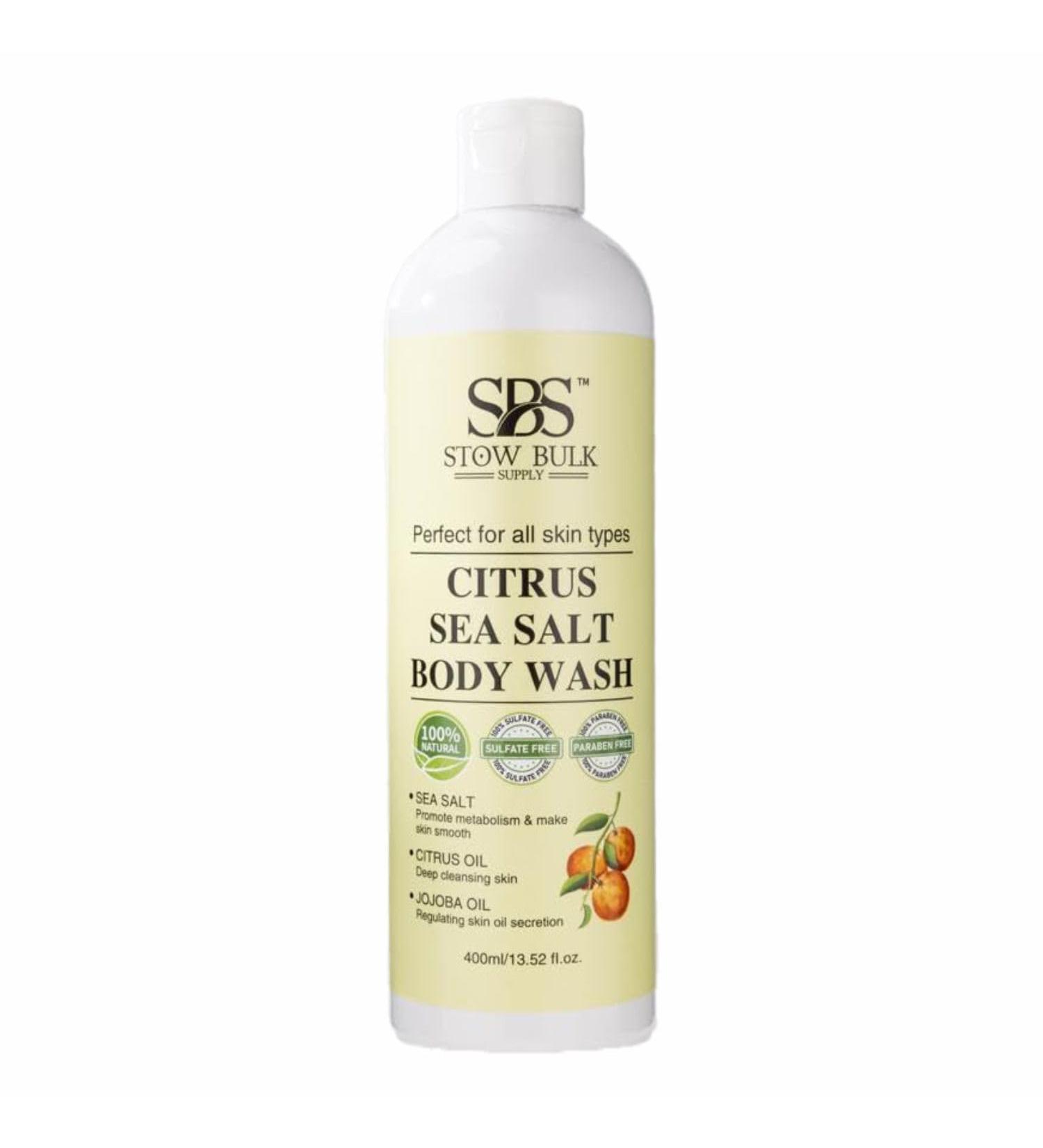 Citrus Sea Salt Body Wash | Stow Bulk | 13.5 Fl oz | Refreshing & Nourishing | International Shipping Available - Buy Online on GoSupps.com