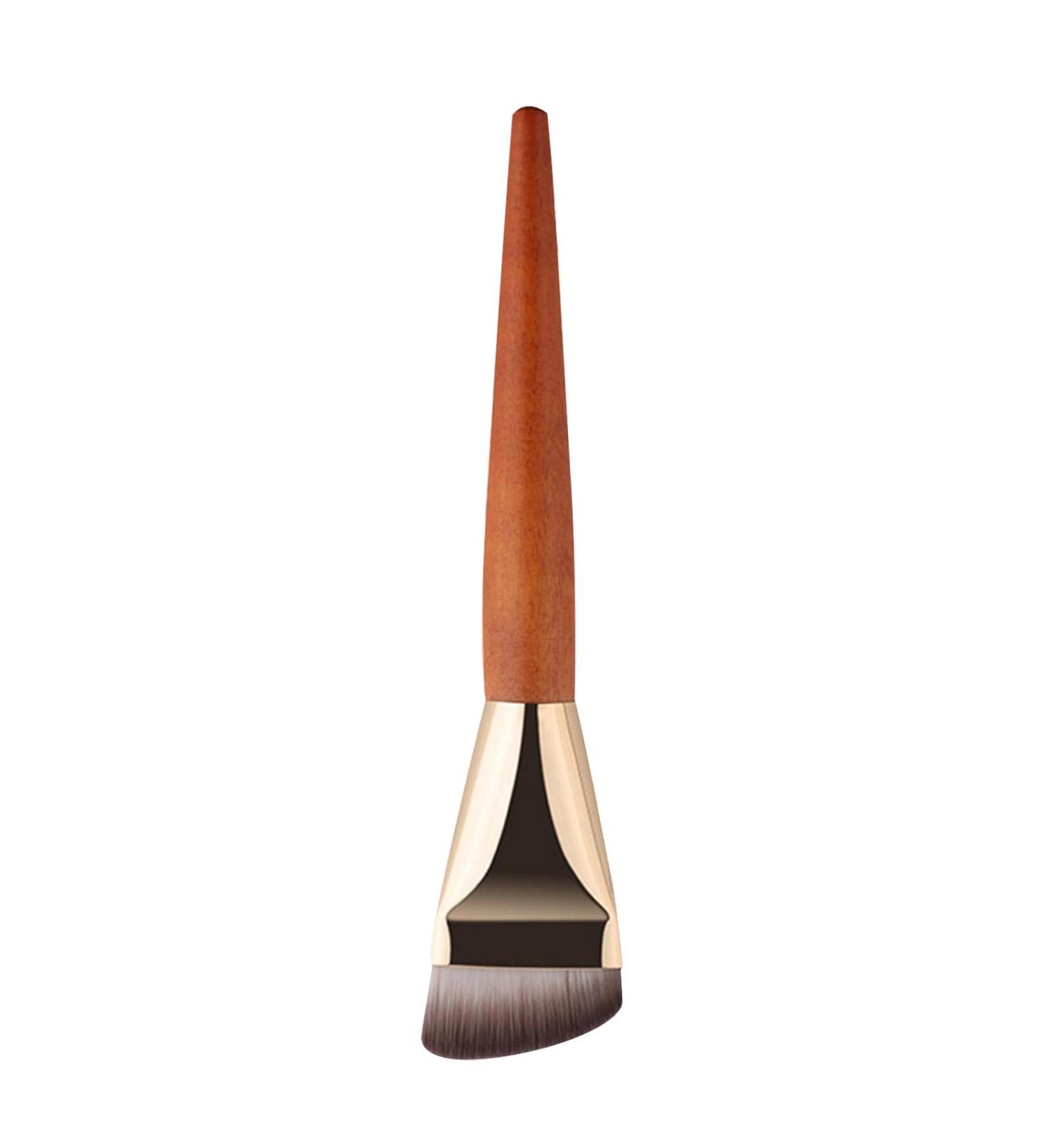 Makeup Brushes Foundation Brush Wooden Handle Make Up Brush Concealer Brush Professional Contour Brush for Liquid Cream Powder Blending Buffing Birthdays Festivals Parties - Buy Online on GoSupps.com
