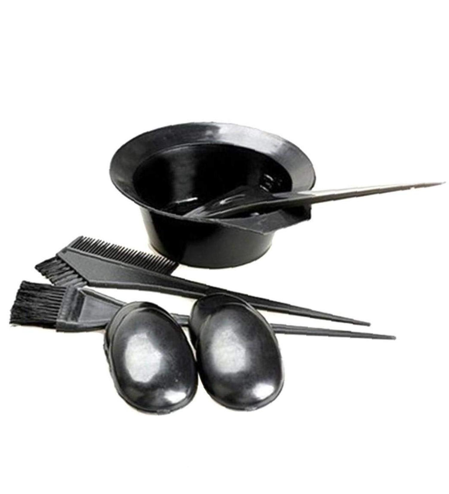5 PC Hair Coloring Kit - Dual-Sided Brush & Bowl Set for Salon Quality Dyeing | International Shipping - Buy Online on GoSupps.com