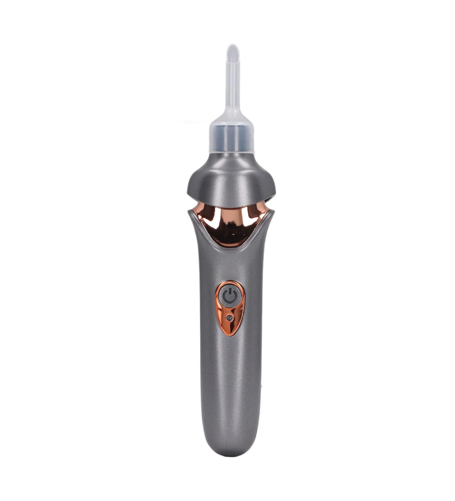 Electric Ear Cleanser Earwax Remover Kit for Adults and Kids - Black - Buy Online on GoSupps.com