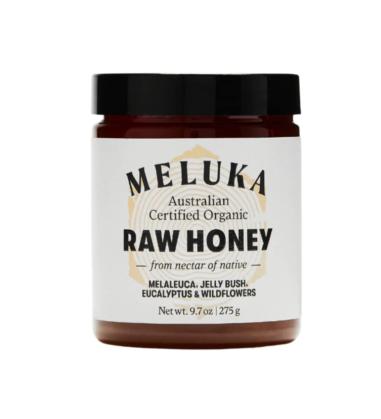 Meluka Australia Raw Wildflower Honey - Premium 100% Pure, Unpasteurized & Unfiltered - Buy Online on GoSupps.com