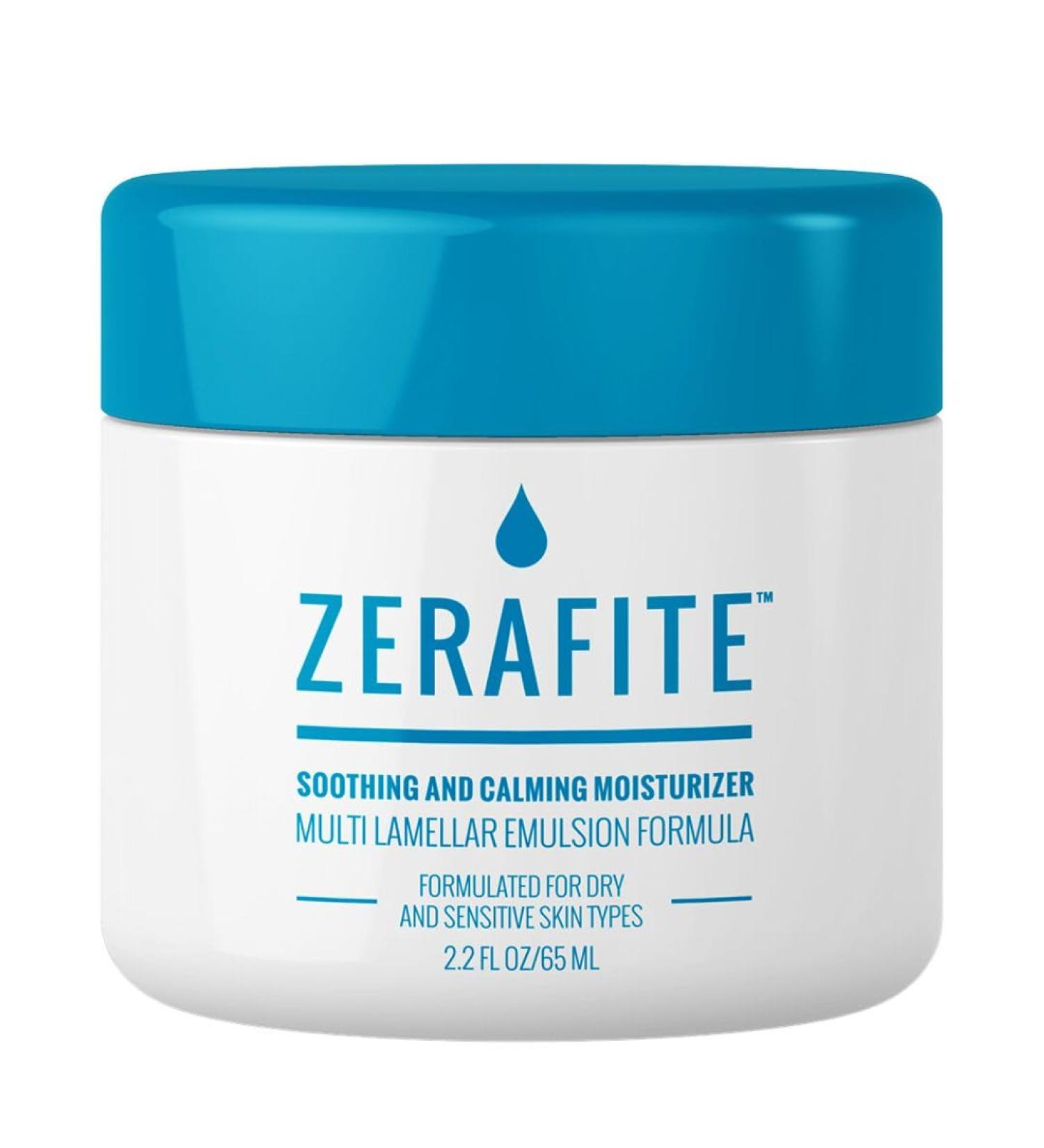 ZERAFITE Soothing & Calming Face Moisturizer for Dry & Sensitive Skin - 2.2 fl. oz. / 65 ML | International Shipping Available - Buy Online on GoSupps.com