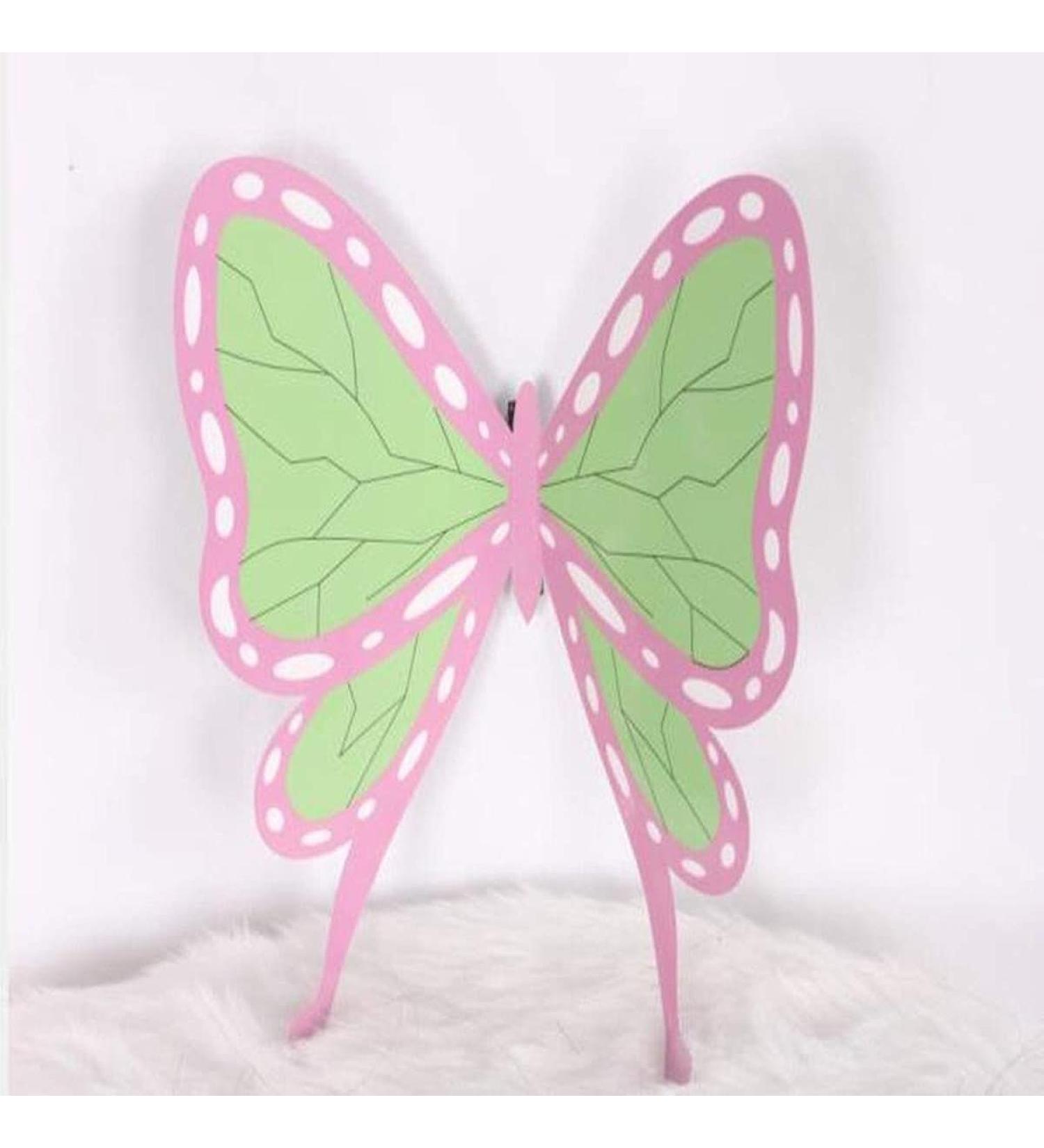 Lshpresx Barrettes Kochou Shinobu Pink Insect Butterfly Hair Clip Kimetsu no Yaiba Kanawo Cosplay Costume Butterfly Hairpin Butterfly Hairclip - Buy Online on GoSupps.com