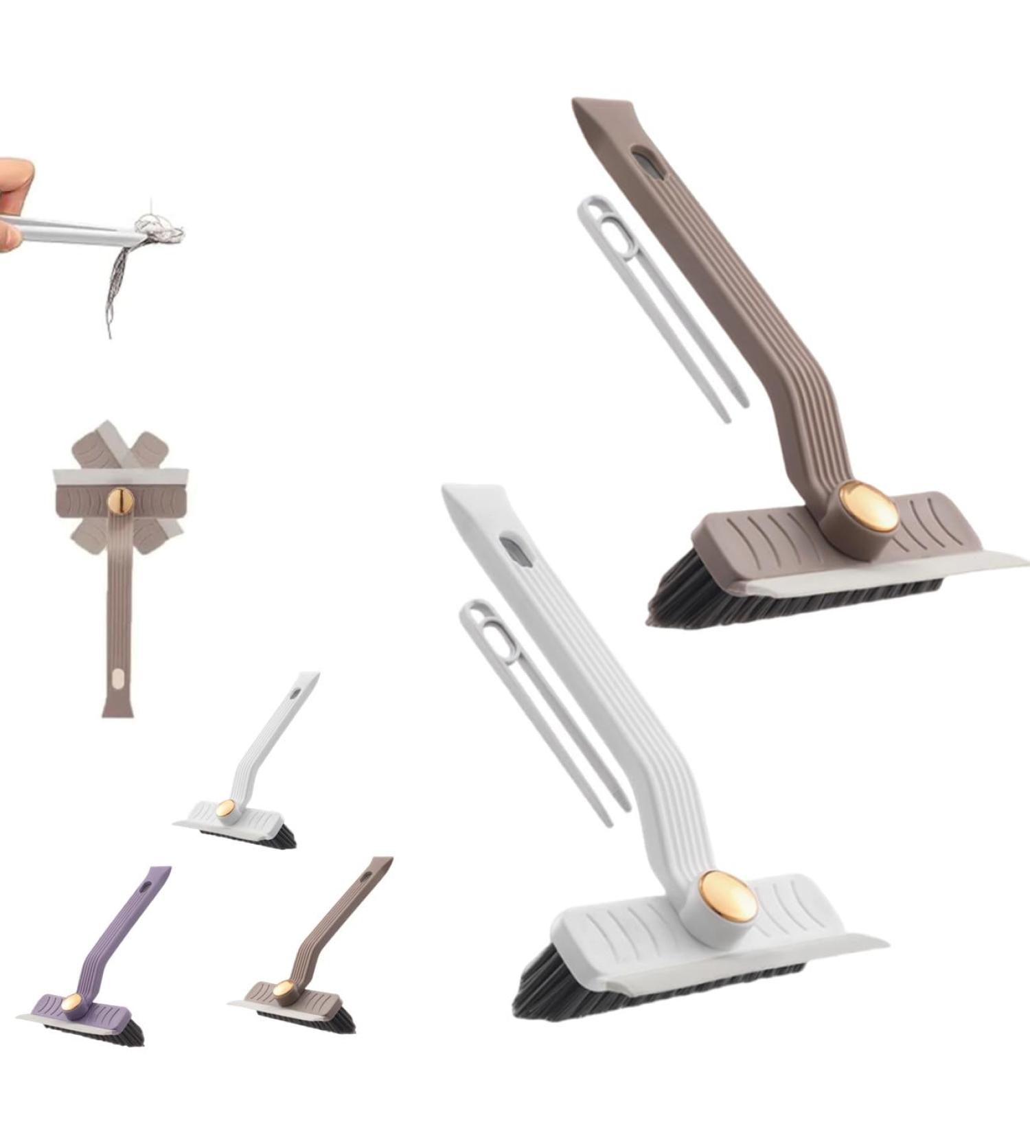 Multi-Function Rotating Crevice Cleaning Brush 360 Degree No Dead Corner Hard Bristle Crevice Cleaning Brush Hard Bristle Crevice Cleaning Brush Grout Cleaning Brush Kitchen Bathroom (2PC-A) - Buy Online on GoSupps.com