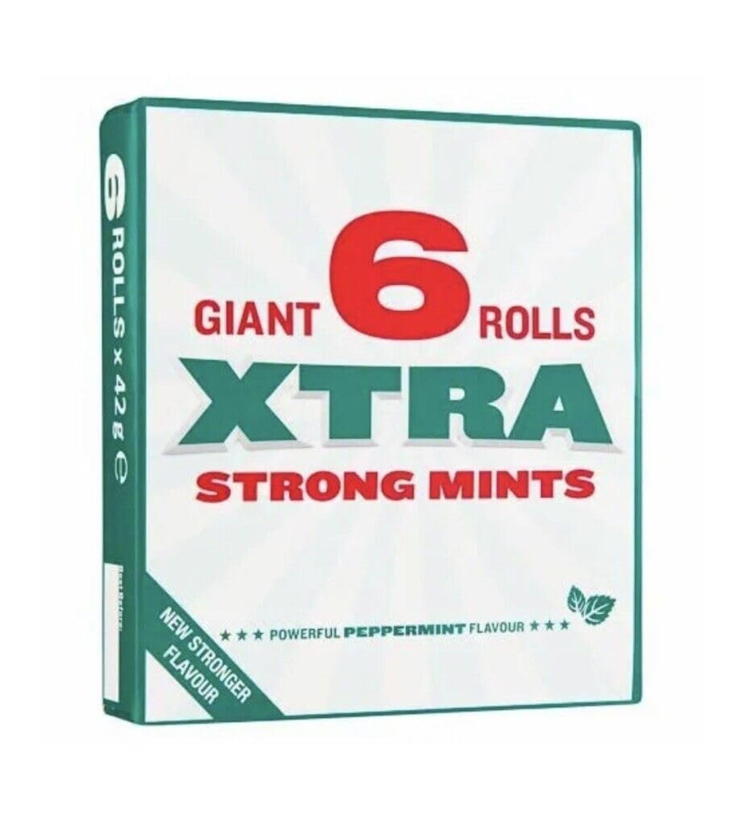 Turner's a Quality Traditional Extra Strong Mint - Peppermint Confectionary | Pack of 2 | 12 Giant Rolls Per Pack. 42g a roll. | Sold by Essential Products - Buy Online on GoSupps.com