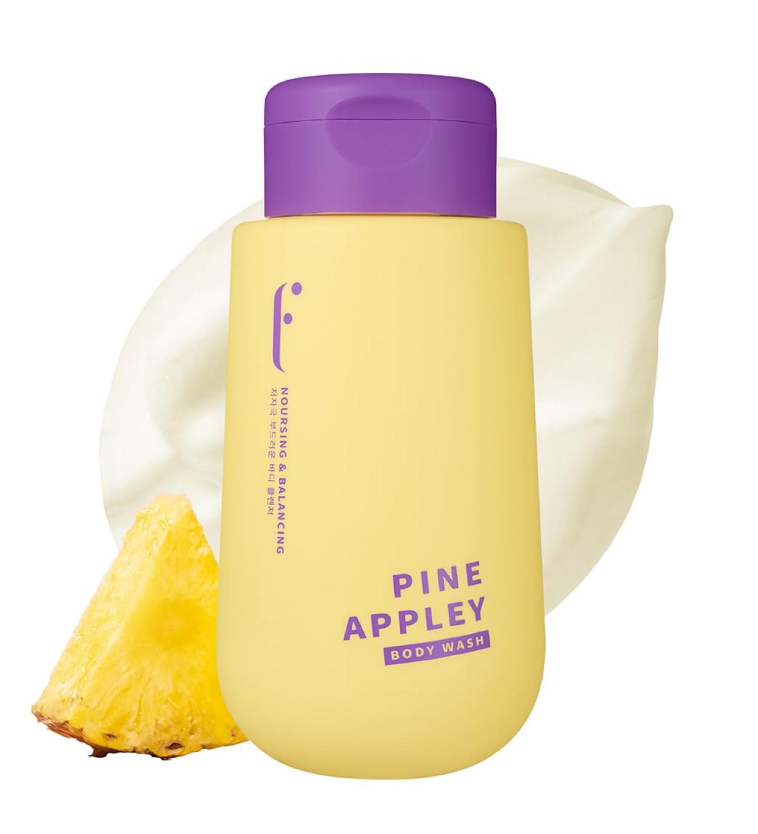 Pineappley Body Wash - Nourishing Daily Cleanser with Pineapple Extract Ceramide & LHA for Sensitive Skin - Hydrating & Soothing - 13.5 Fl oz - Buy Online on GoSupps.com