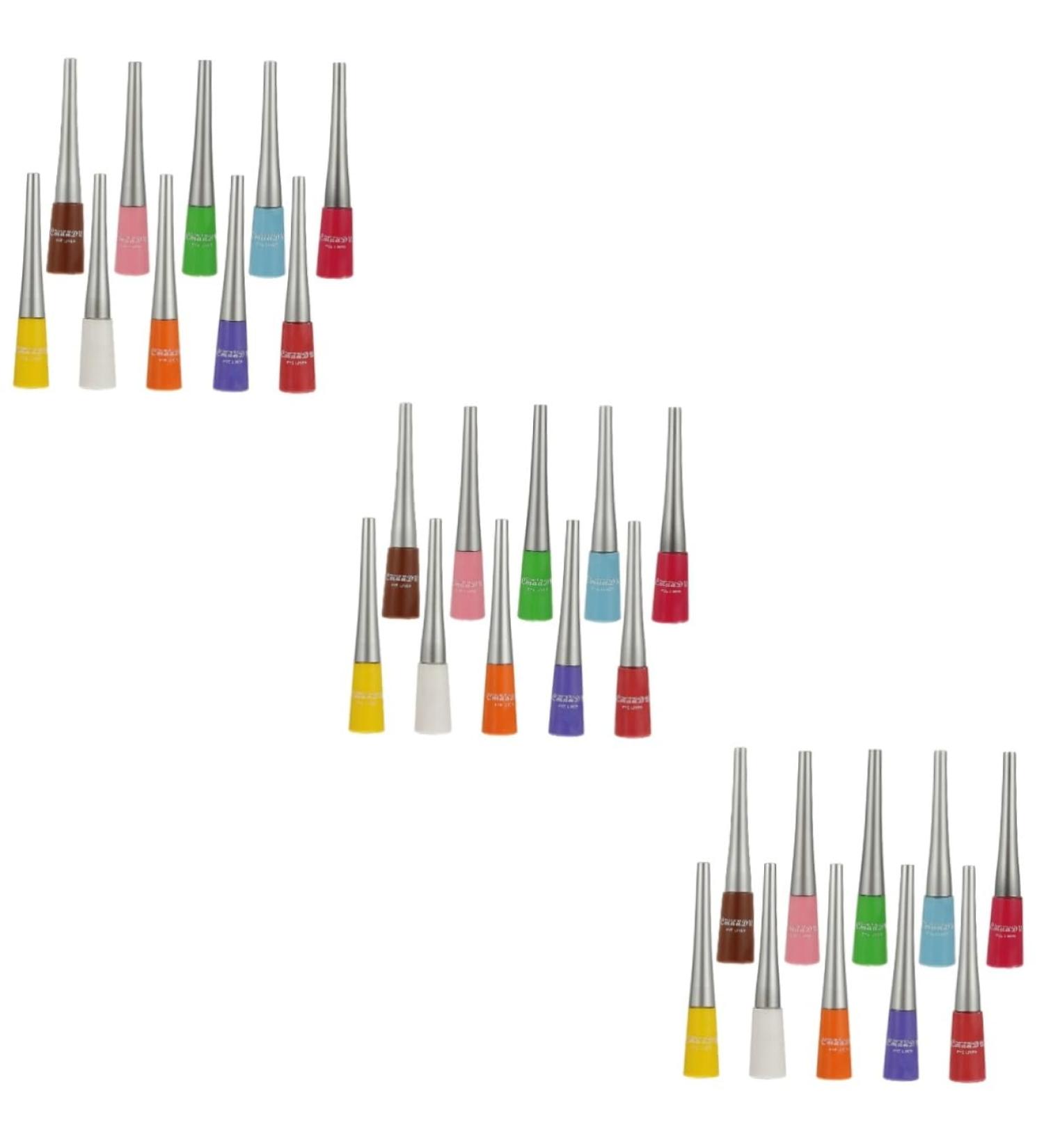 FOMIYES 30 Pcs Colored Liquid Eyeliner Waterproof Liquid Eyeliner Matte Liquid Eyeliner Colors Cosmetic Pens - Buy Online on GoSupps.com