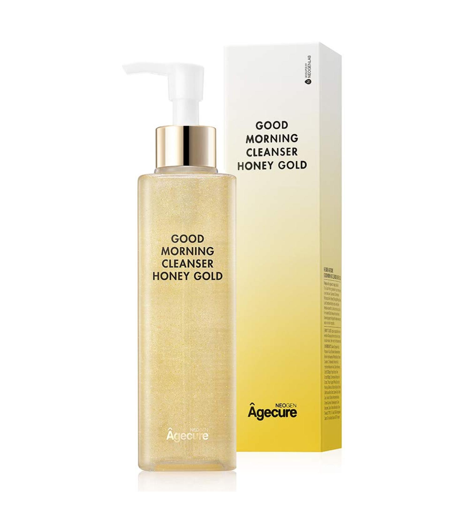 NEOGEN AGECURE Good Morning Cleanser Honey Gold 8.11 oz - Best International Shipping | Gentle Face Wash for Glowing Skin - Buy Online on GoSupps.com