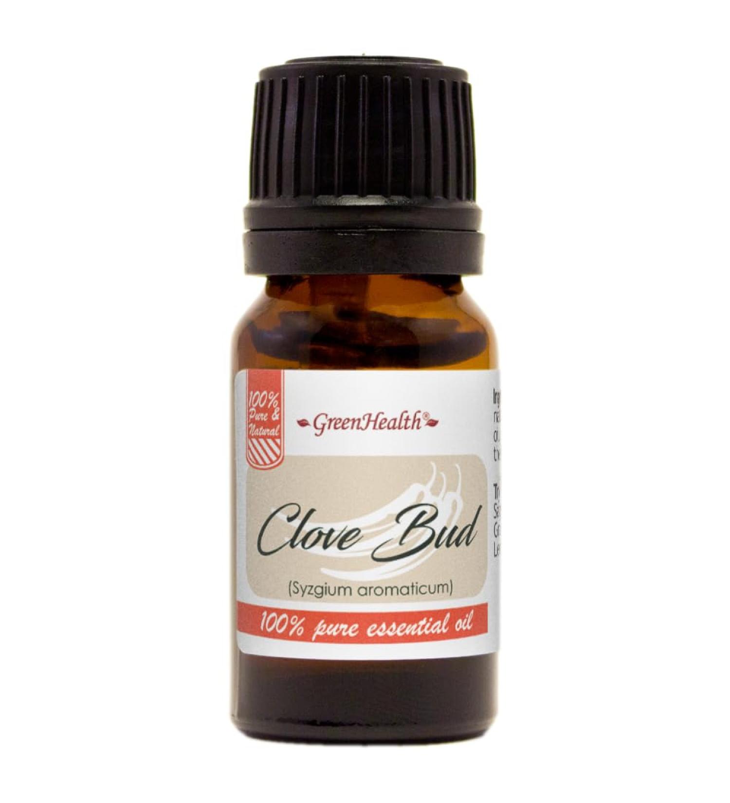 GreenHealth Clove Bud 1/3 fl oz (10 ml) Glass Bottle 100% Pure Essential Oil - Buy Online on GoSupps.com