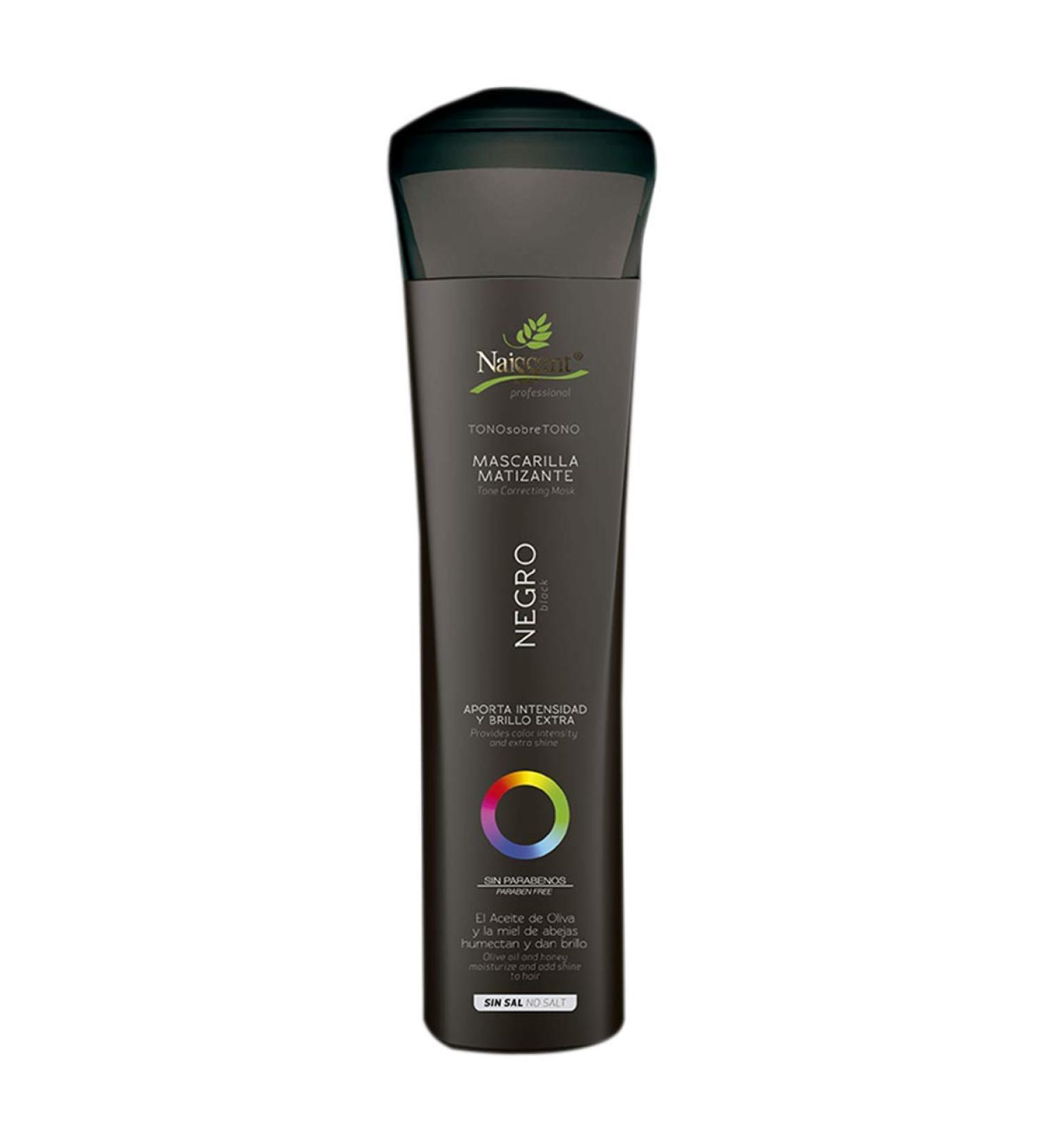 Naissant Professional Hair Treatment Mask - Color Depositing Intensifier for Tone Correcting Highlights (Black Negro) - Salt, Paraben, and Ammonia Free - Buy Online on GoSupps.com