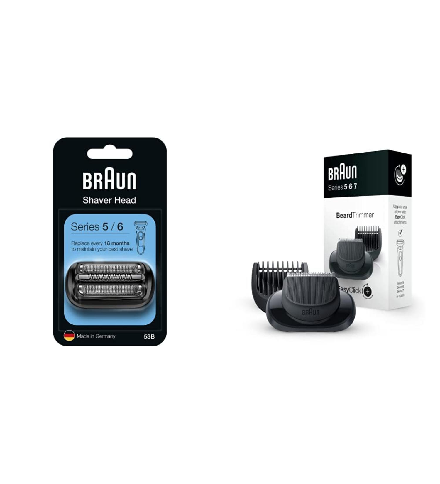 Buy Braun Series 5 Electric Shaver Replacement Shear & Beard Trimmer Attachment - Compatible with Series 5 6 & 7 - Buy Online on GoSupps.com