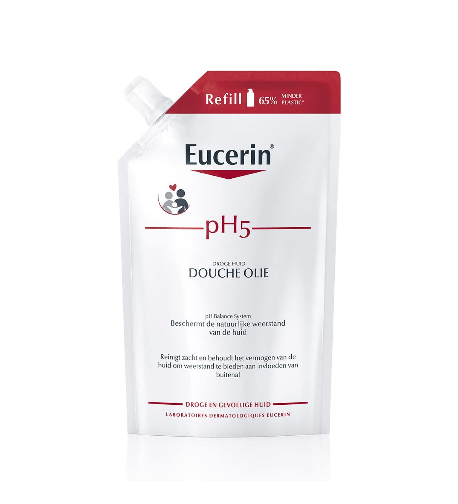 Eucerin pH5 Shower Oil Refill 400ml Almond - Pack of 1 - Buy Online on GoSupps.com