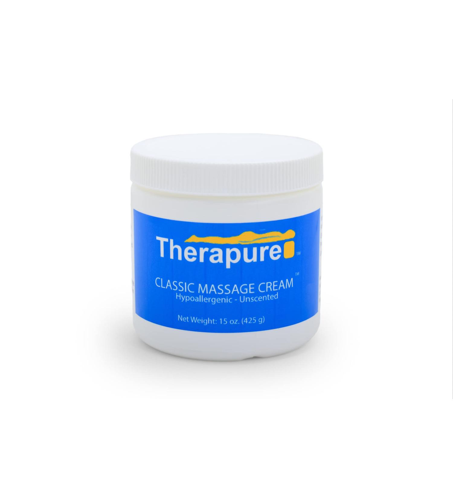 Buy TheraPure Professional Grade Massage Cream 15 Oz - Classic Formula for Ultimate Relaxation | International Shipping Available - Buy Online on GoSupps.com