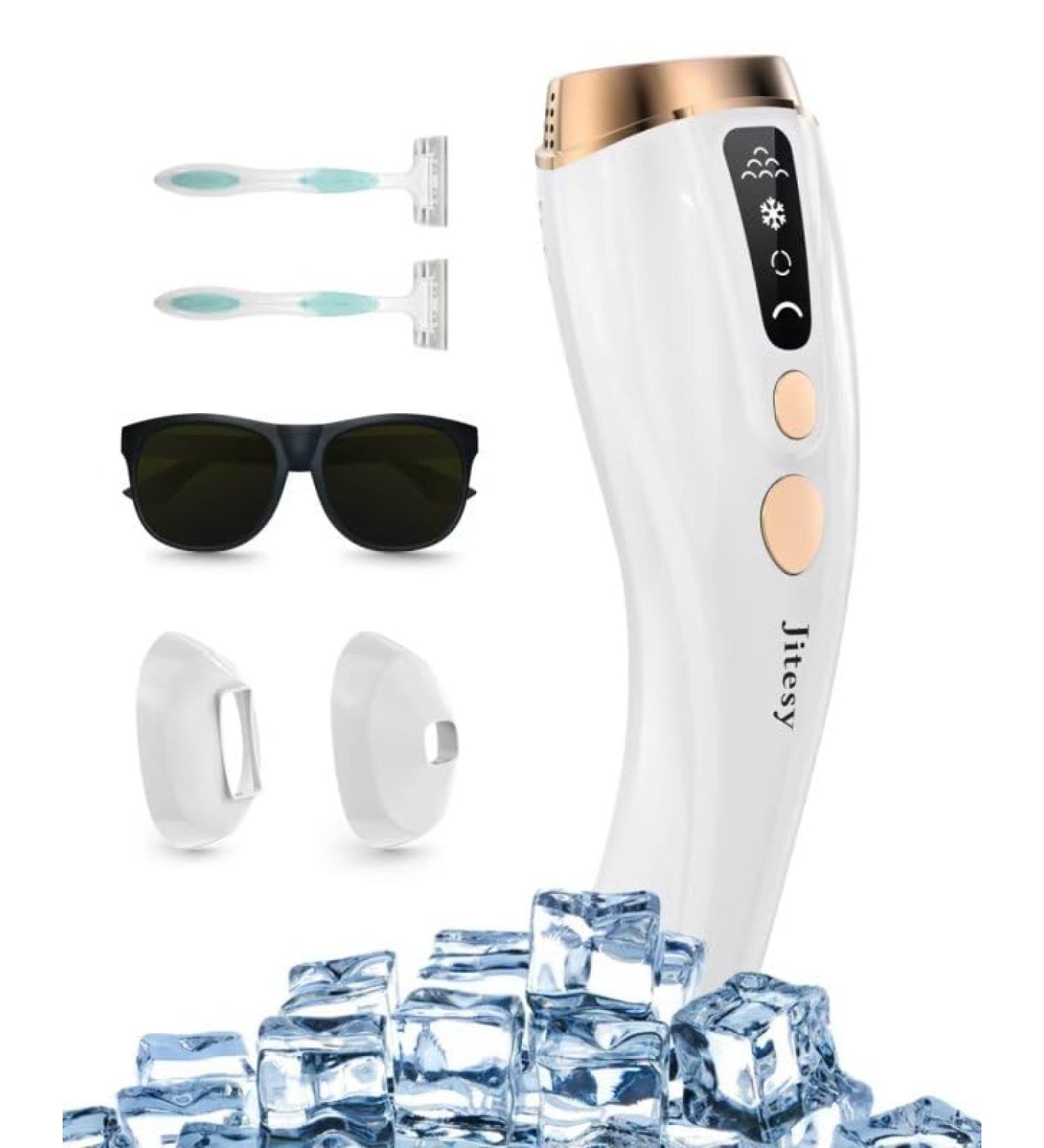 Buy 1 Get 1 Free IPL Hair Removal Device - Full Body Laser with 3 Functions & 6 Energy Levels for Painless Epilation | Infinite Light Pulses for Bikini Line & Face - Buy Online on GoSupps.com