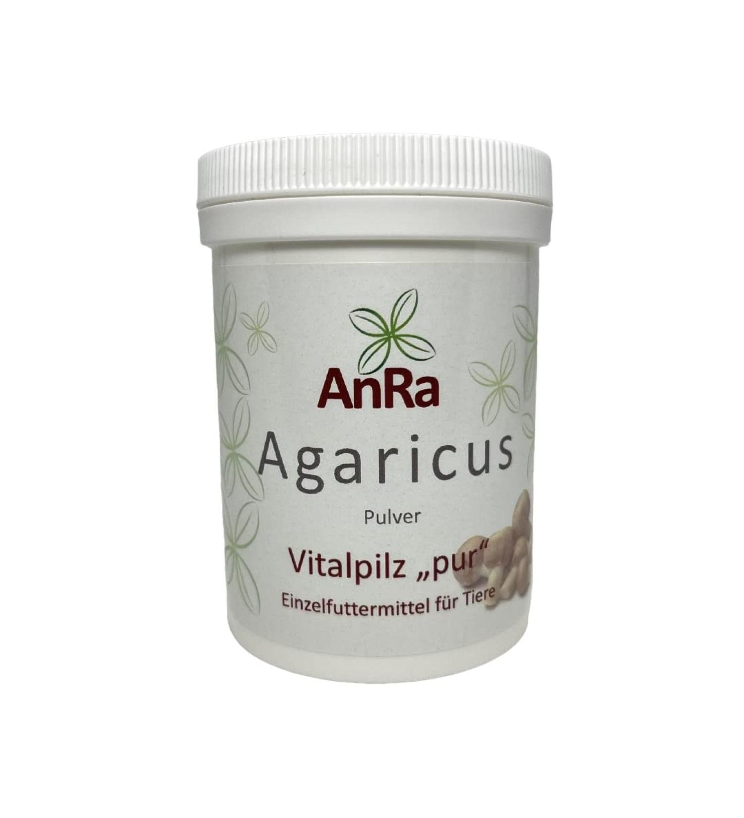 AnRa Agaricus blazei Murrill powder - 100 grams - Homeopathy for your animal - Ideal for dogs cats and horses