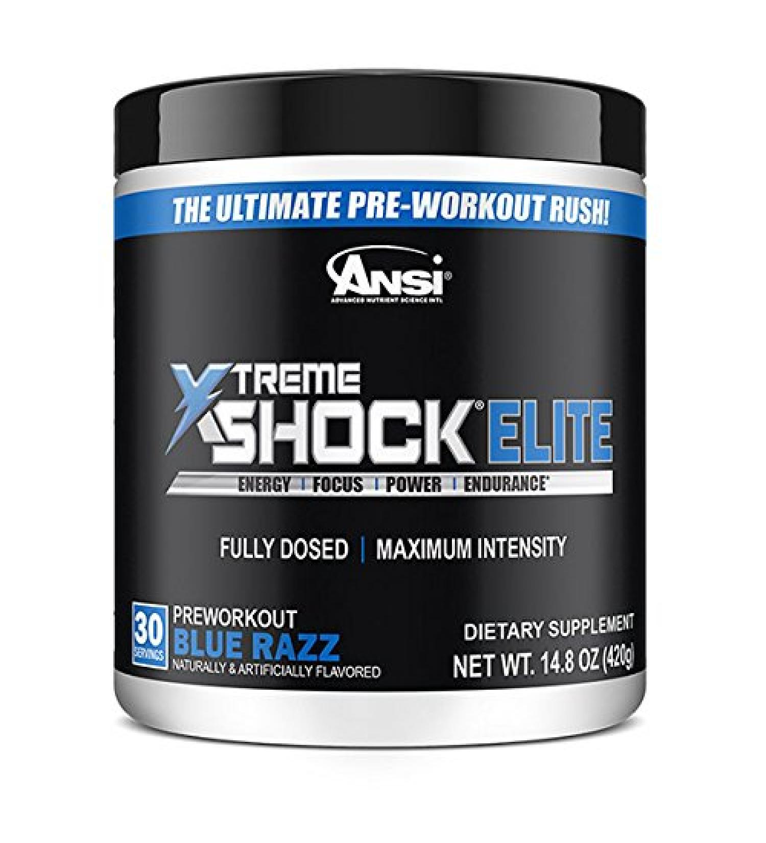 Ansi N.o. Xtreme Shock Powder Blue Raspberry 450 Gram
