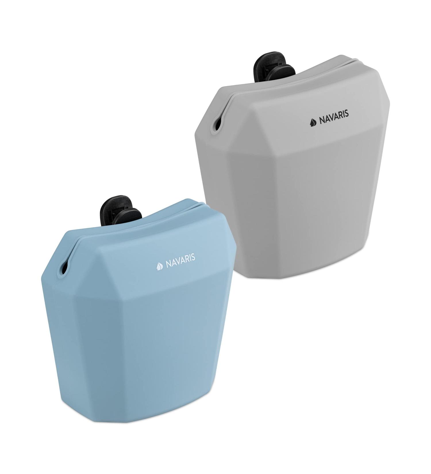 Navaris 2x Silicone Dog Food Bags - Snack Pouch with Clip - Decorative Treat Bags - Set of 2 for International Shipping - Buy Online on GoSupps.com