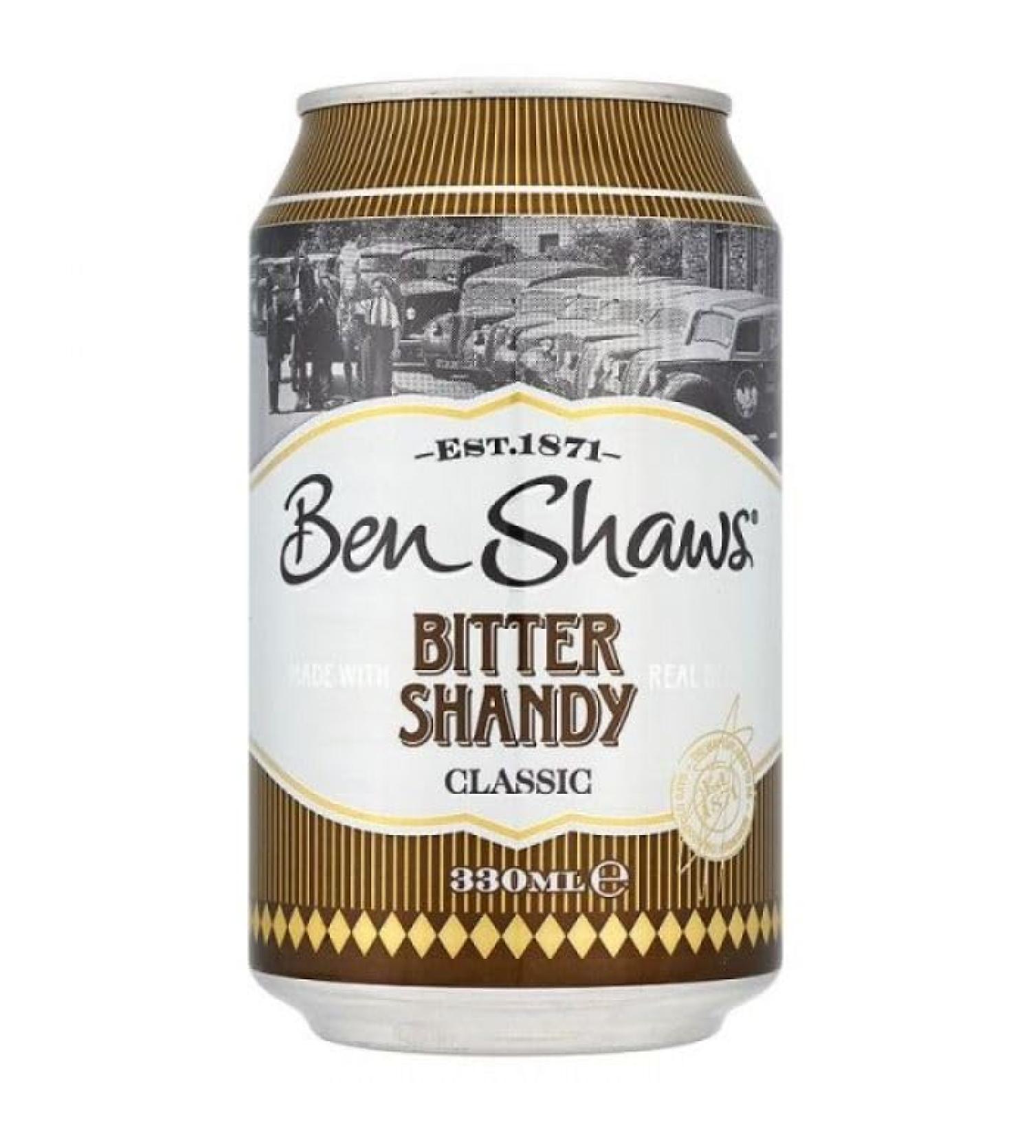 Ben Shaws Drinks Classic 330ml Cans (24x330ml Bitter Shandy) Bitter Shandy 24x330ml