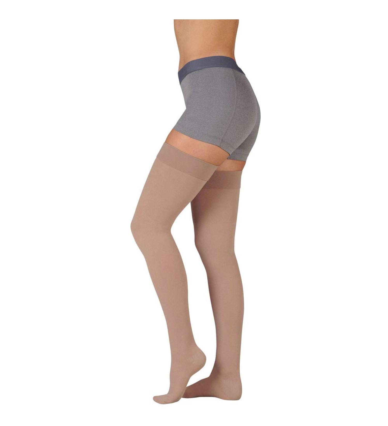 Juzo Basic 4410ag 15-20mmhg Thigh-High Closed Toe Compression Stocking 4 (IV) Regular Beige