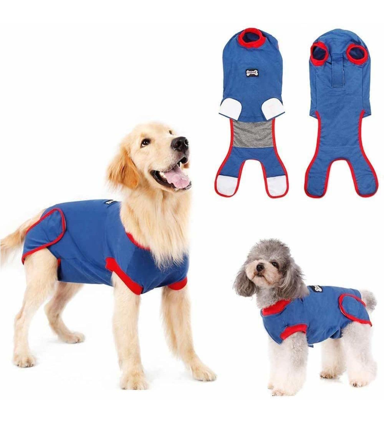 MightyDuty Dog Body After Op Cotton Wound Protective Suits - Breathable & Comfortable for Dogs | International Shipping - Buy Online on GoSupps.com