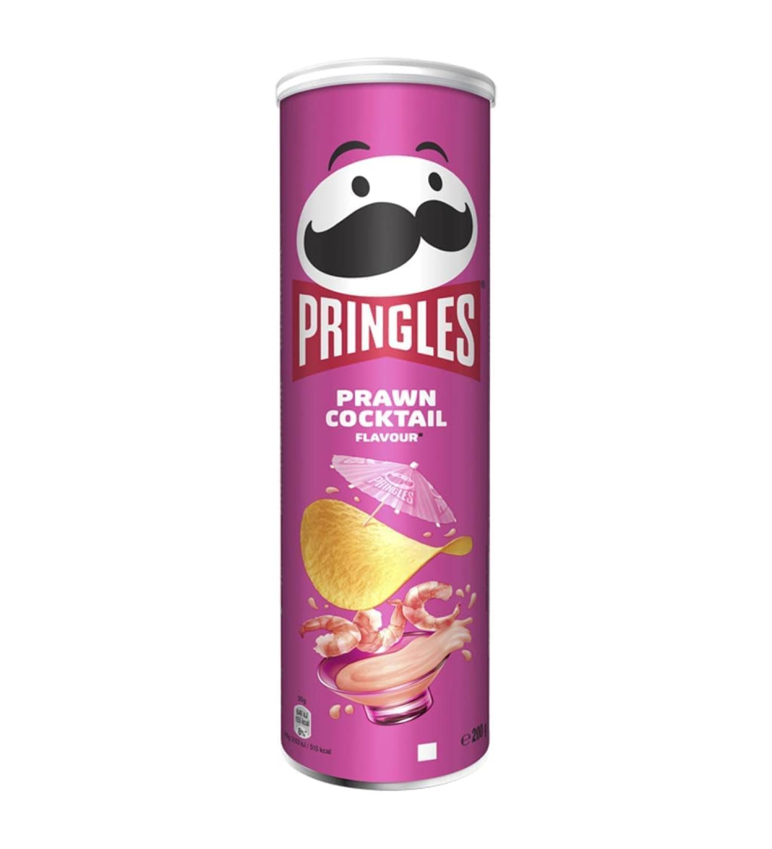 Pringles Prawn Cocktail Crisps Can 200g Prawn Cocktail 200 g (Pack of 1)