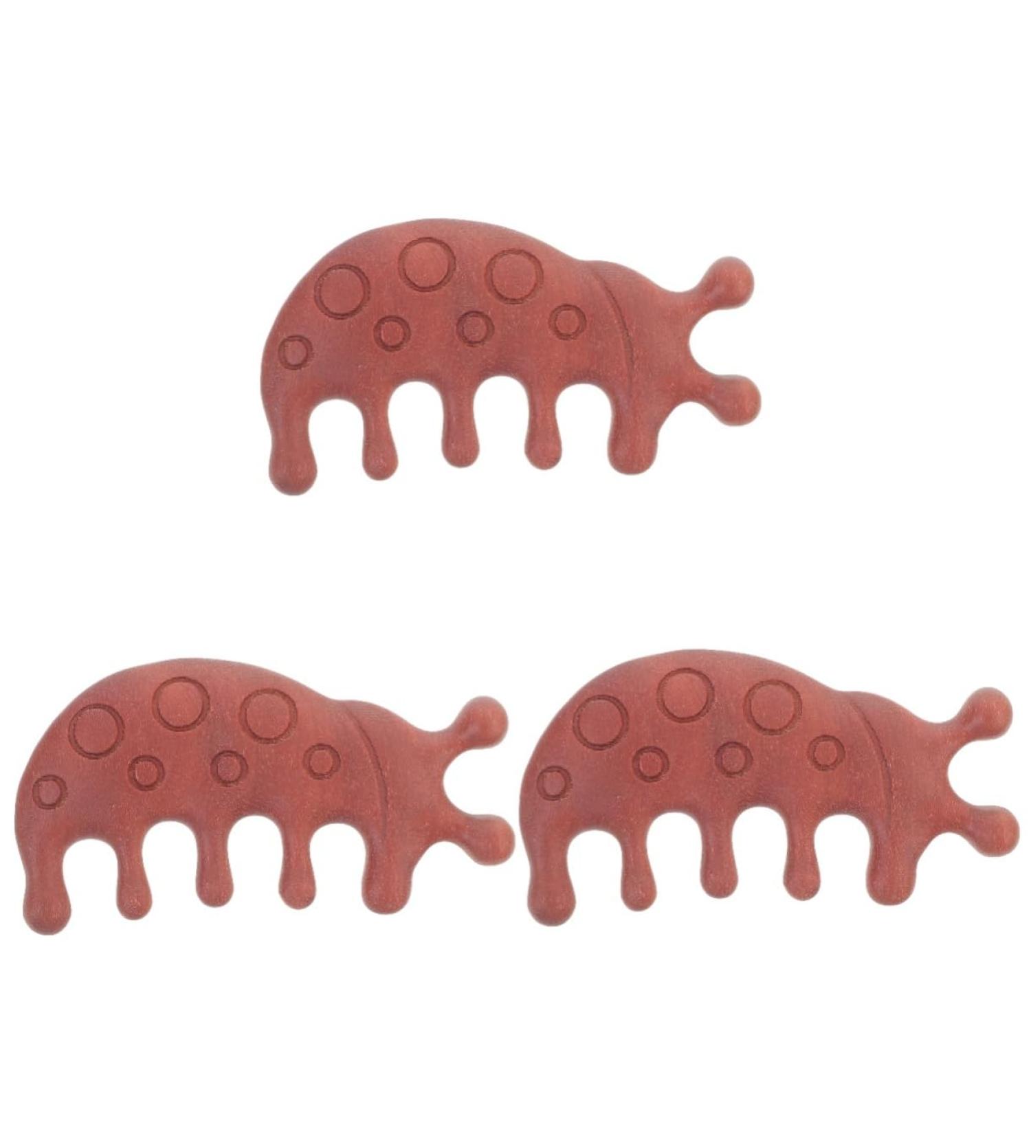 TOVINANNA 3-Piece Wooden Massage Comb Set - Enhance Relaxation with Practical Nose Point & Body Massager | International Shipping Available - Buy Online on GoSupps.com