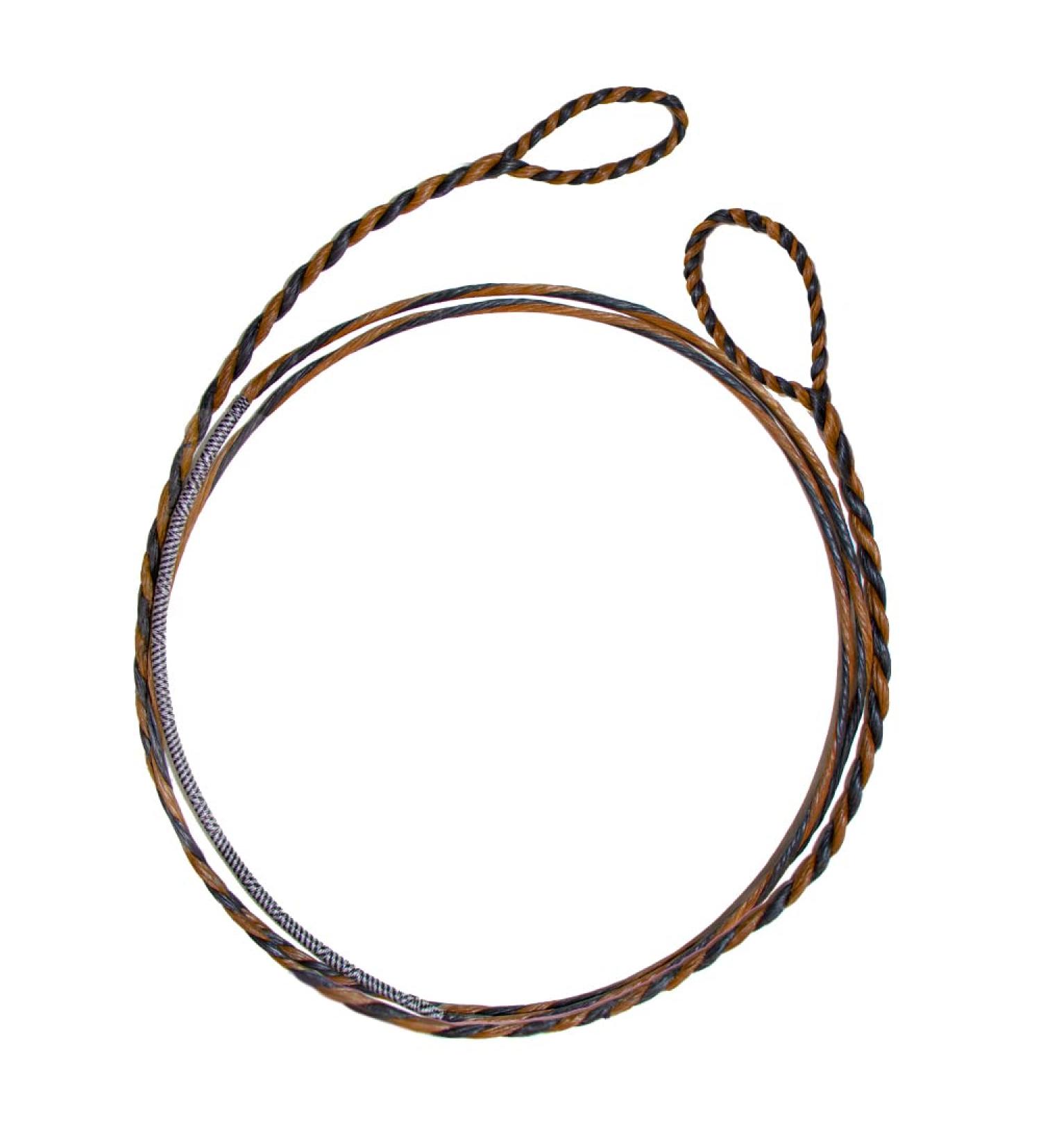 Flemish D97 Bowstring Replacement for Longbow & Recurve Bow - 14-16 Strands - 56-68 inches - AMO 58 - Khaki/Black - Buy Online on GoSupps.com