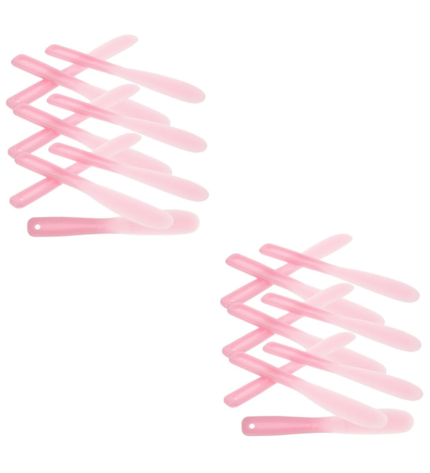 Beavorty 20 Pcs Tool Stick Cosmetic Mixer Emulsions Makeup Plate Spatula Pp re-usable 20.5x3x0.6cmx2pcs Pinkx2pcs - Buy Online on GoSupps.com
