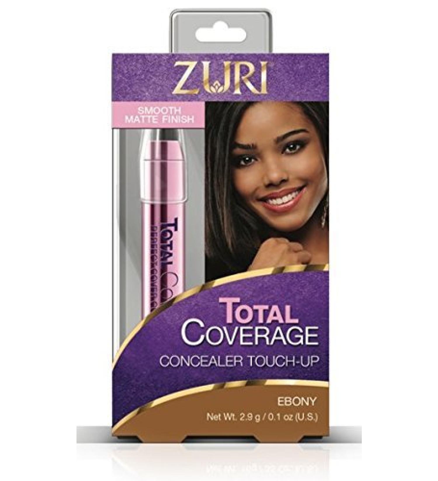 Zuri Total Coverage Concealer Stick Touchup - Ebony | Full Coverage Concealer Stick - Buy Online on GoSupps.com