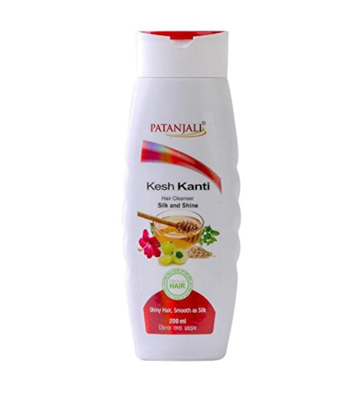 Patanjali Ayurved Limited Kesh Kanti Hair Clnsr Silk and Shine 200ml