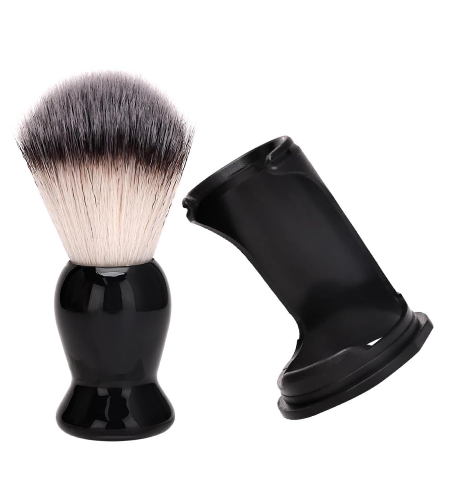 Minkissy Men's Razor Brush Set - Premium Barbershop Quality with Stand - Ideal for Grooming & Shaving - Buy Online on GoSupps.com